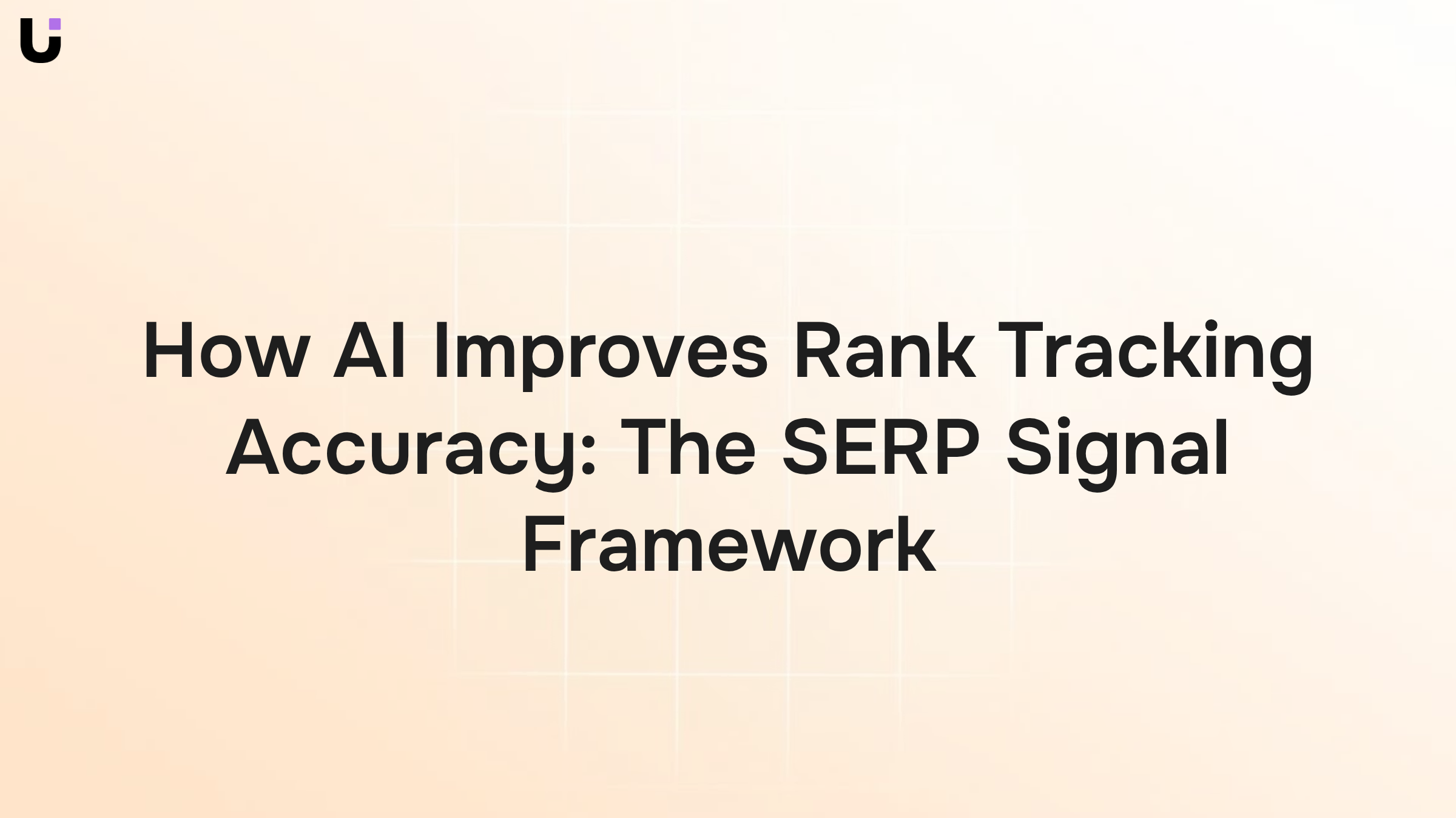 Abstract digital visualization of AI rank tracking with interconnected data nodes and upward trending analytics in navy, silver, and white