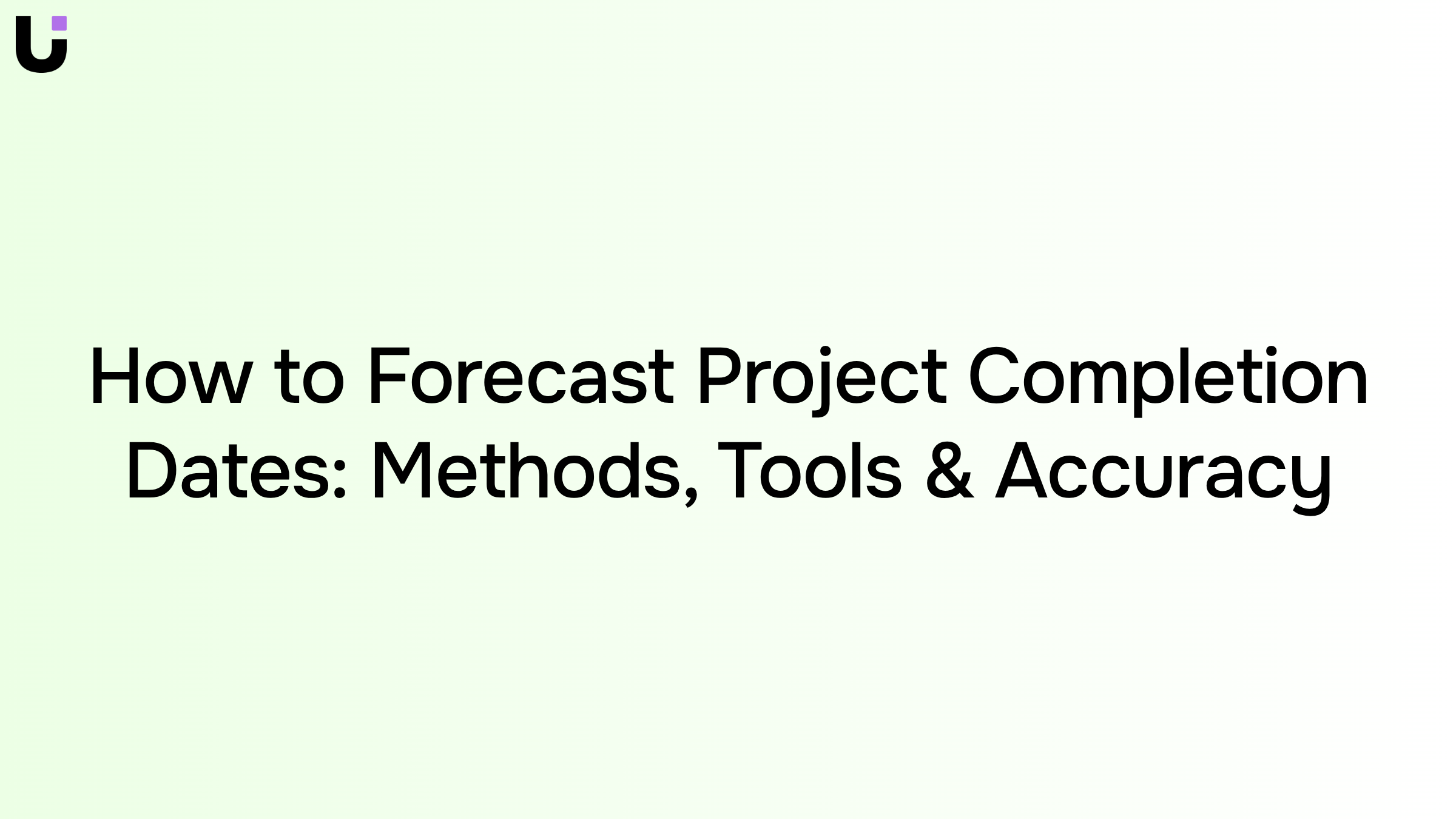 Professional project management dashboard showing timeline forecasts and completion milestones in clean blue interface design