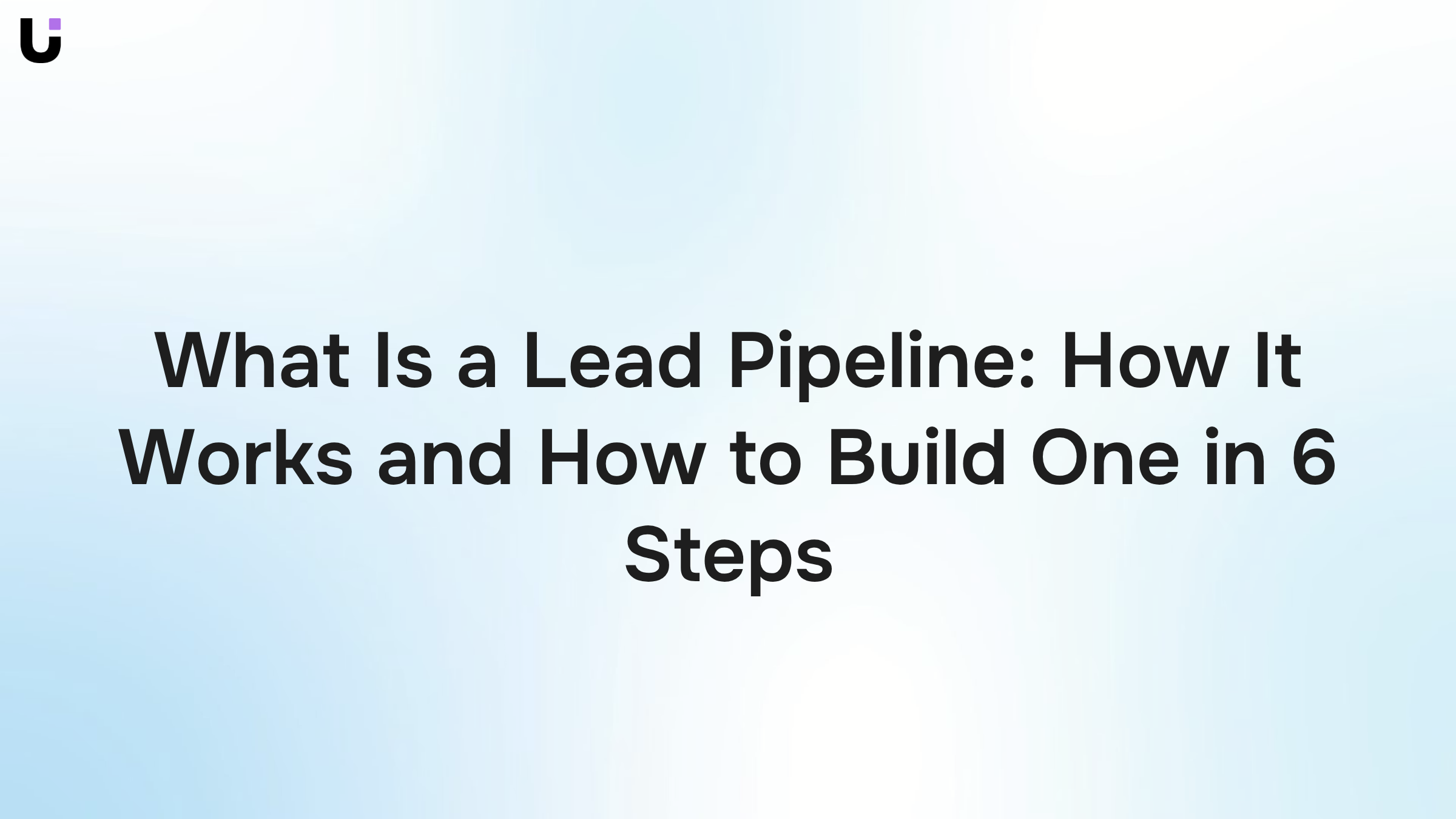 Modern 3D pipeline visualization showing business lead progression stages with blue metallic elements
