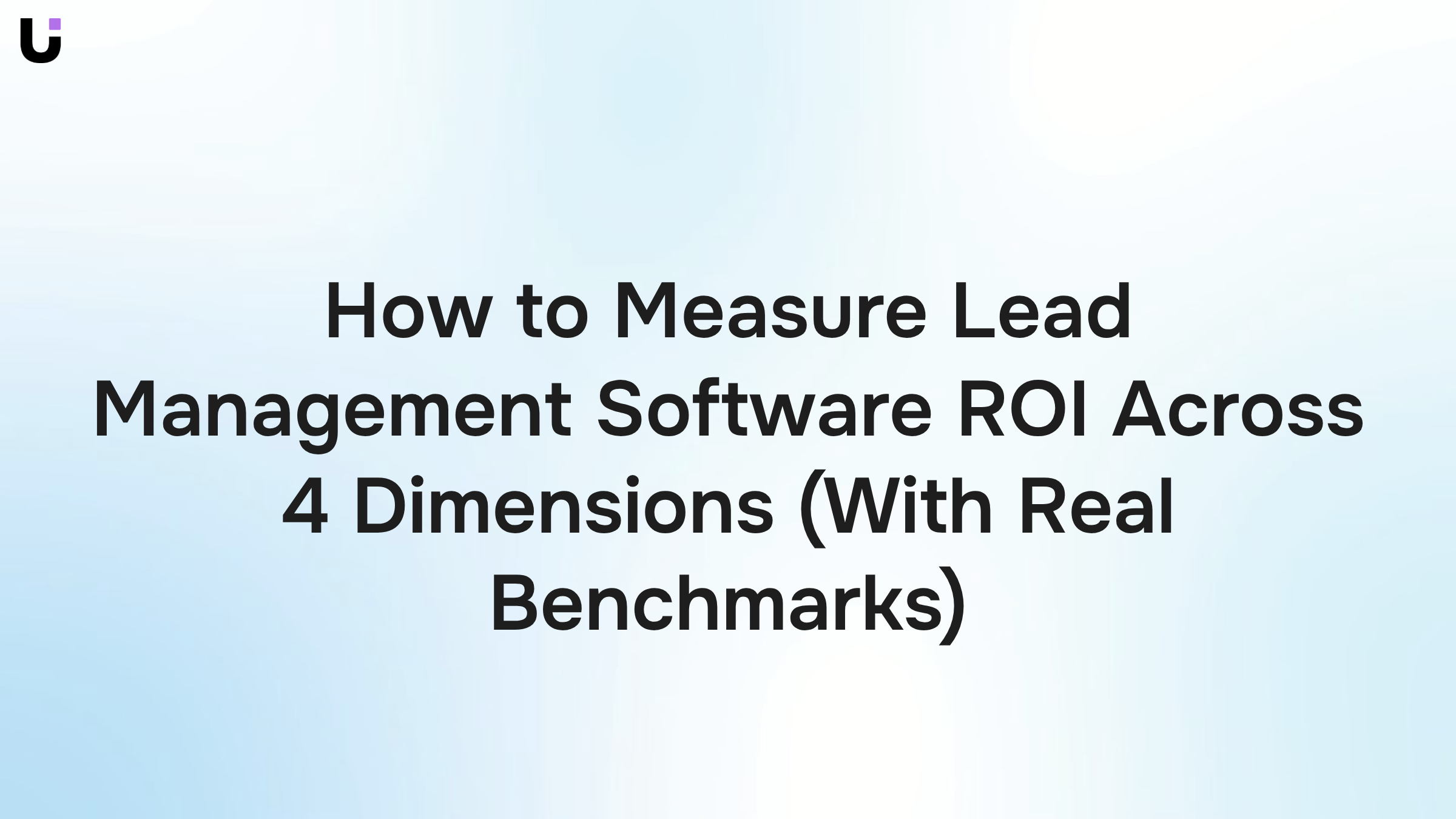Abstract 3D corporate dashboard with ROI metrics, charts, and data visualization elements representing lead management software performance