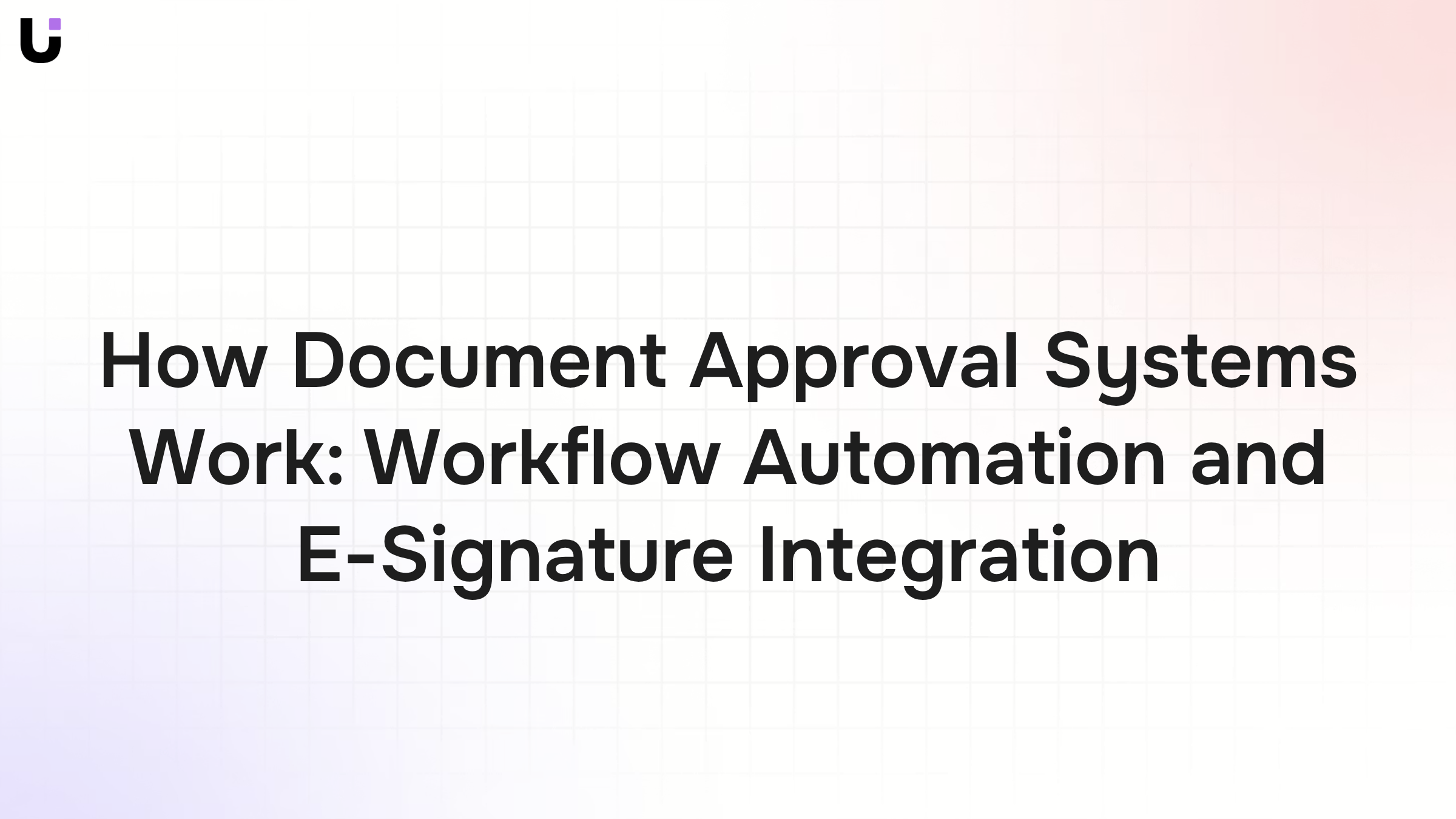 Modern office workspace with laptop showing document approval workflow interface and tablet with e-signature pad