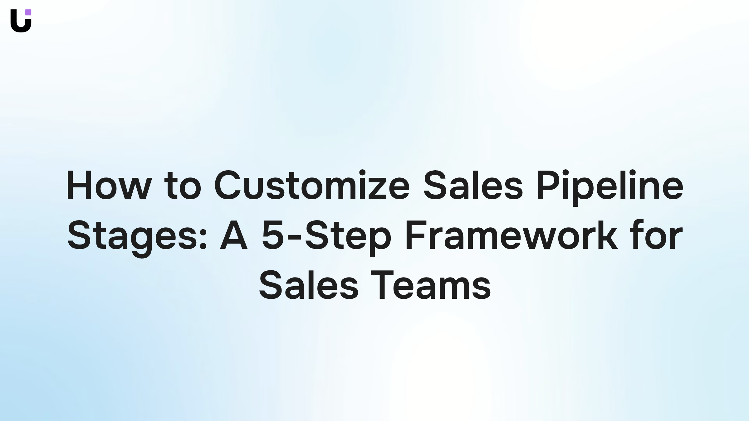 Abstract 3D sales pipeline stages visualization with five customizable blocks in professional blue and gray tones