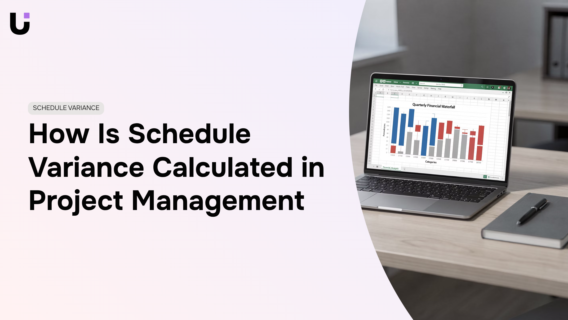 Professional dashboard visualization of project schedule variance metrics with graphs and KPI indicators