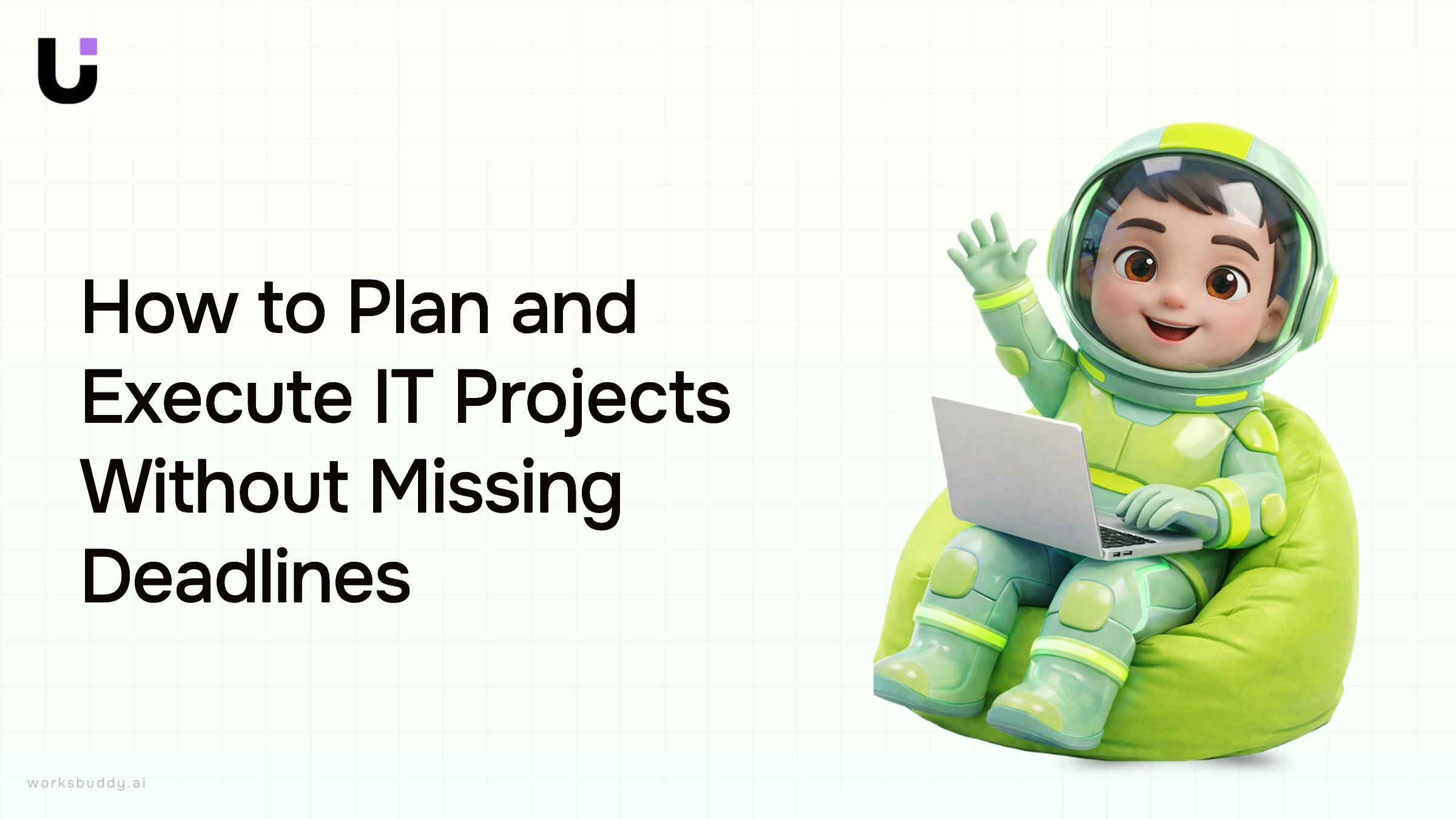 Professional IT project planning workspace with organized timeline and digital task management interface