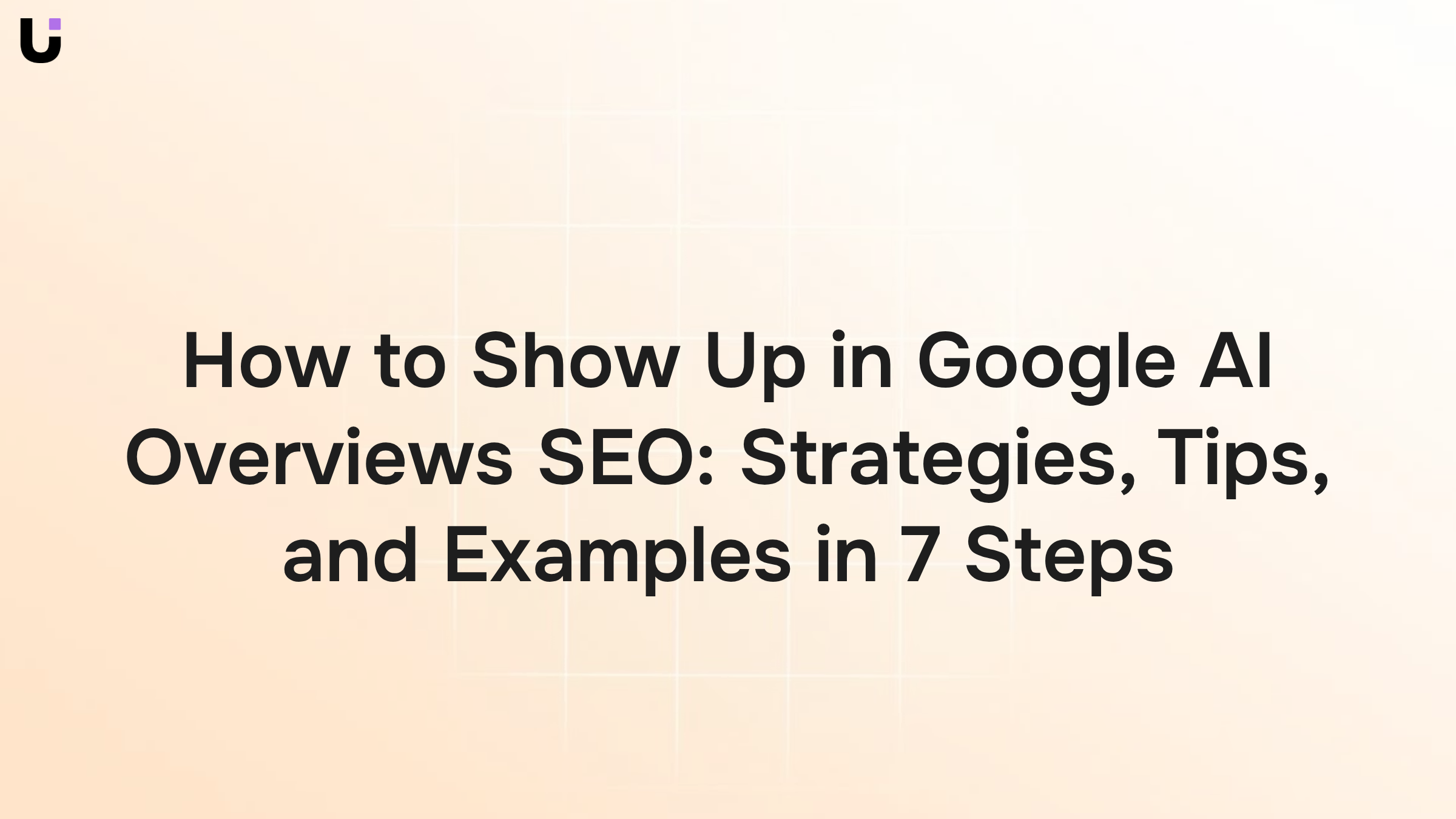 Modern 3D digital interface showing AI search overview cards and SEO optimization layers
