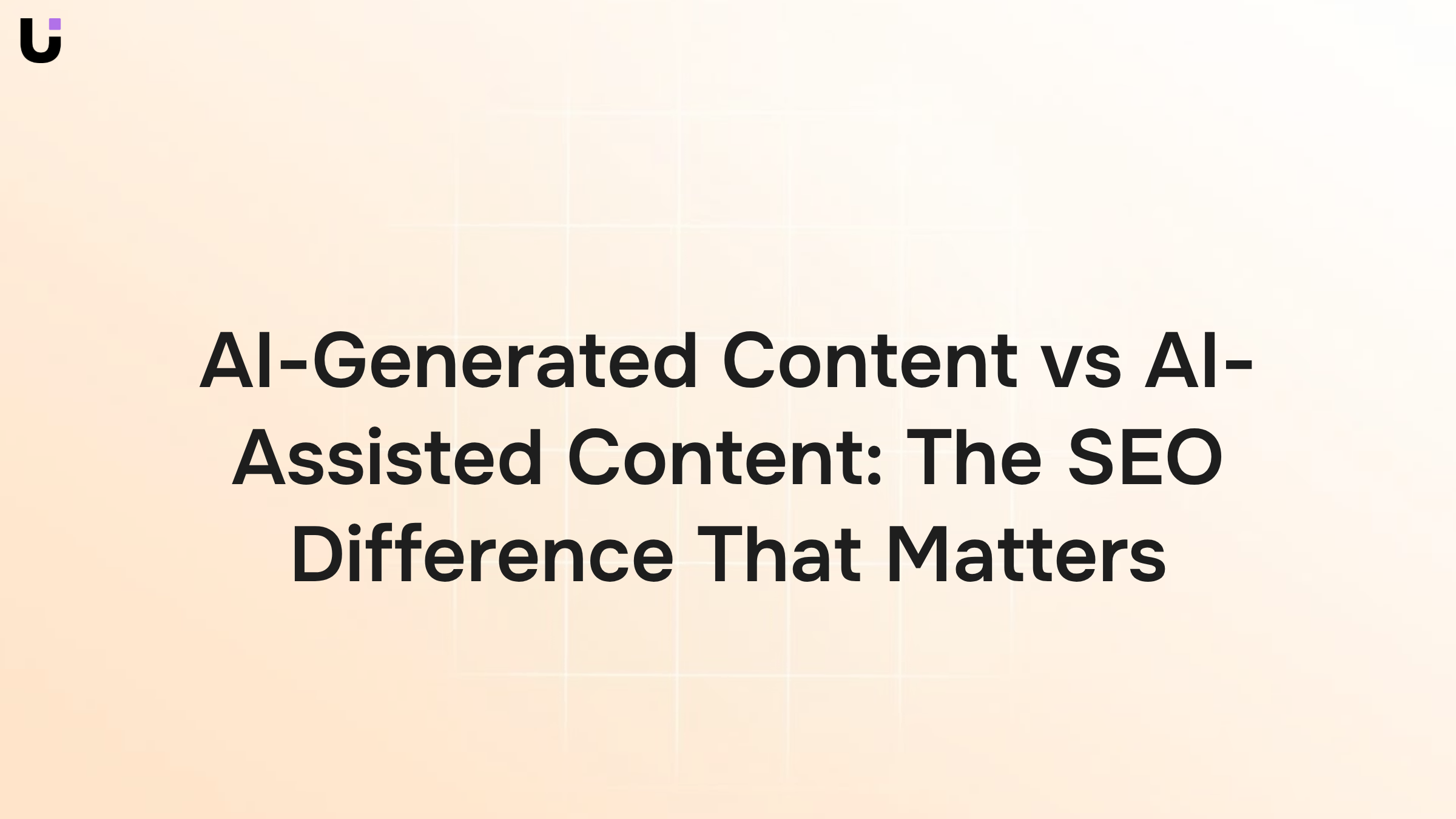 Split-screen showing AI-assisted content creation with human guidance versus autonomous AI-generated content