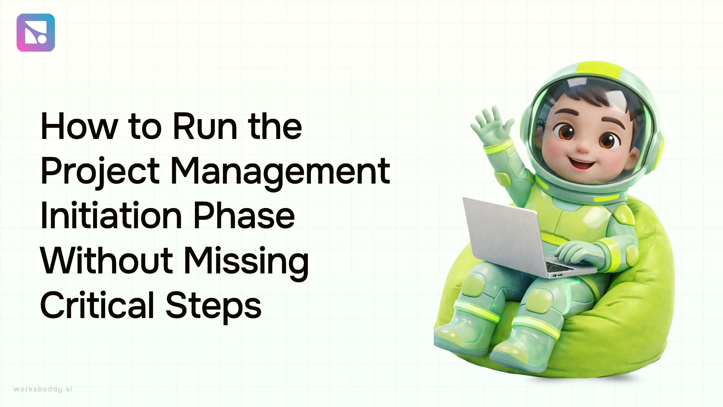 Organized project management workspace with timeline and planning tools symbolizing systematic initiation phase steps