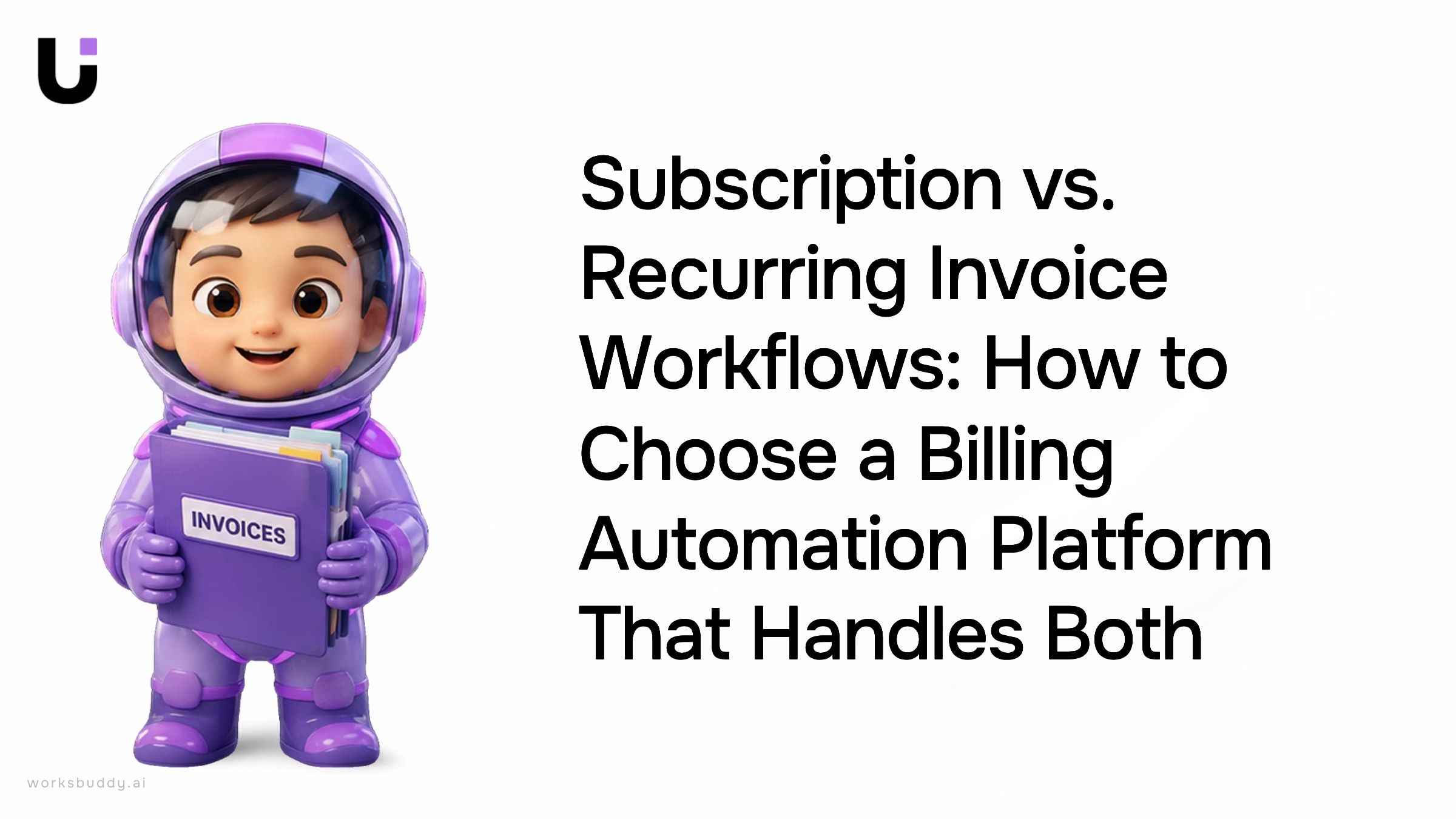 Modern 3D dashboard showing balanced subscription and recurring invoice billing workflows with professional blue and gray design