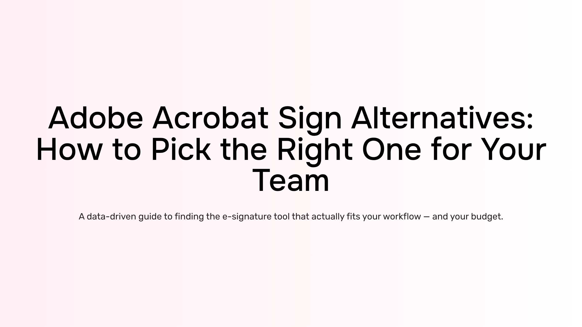 Digital document signing interface on tablet in modern corporate workspace representing e-signature alternatives