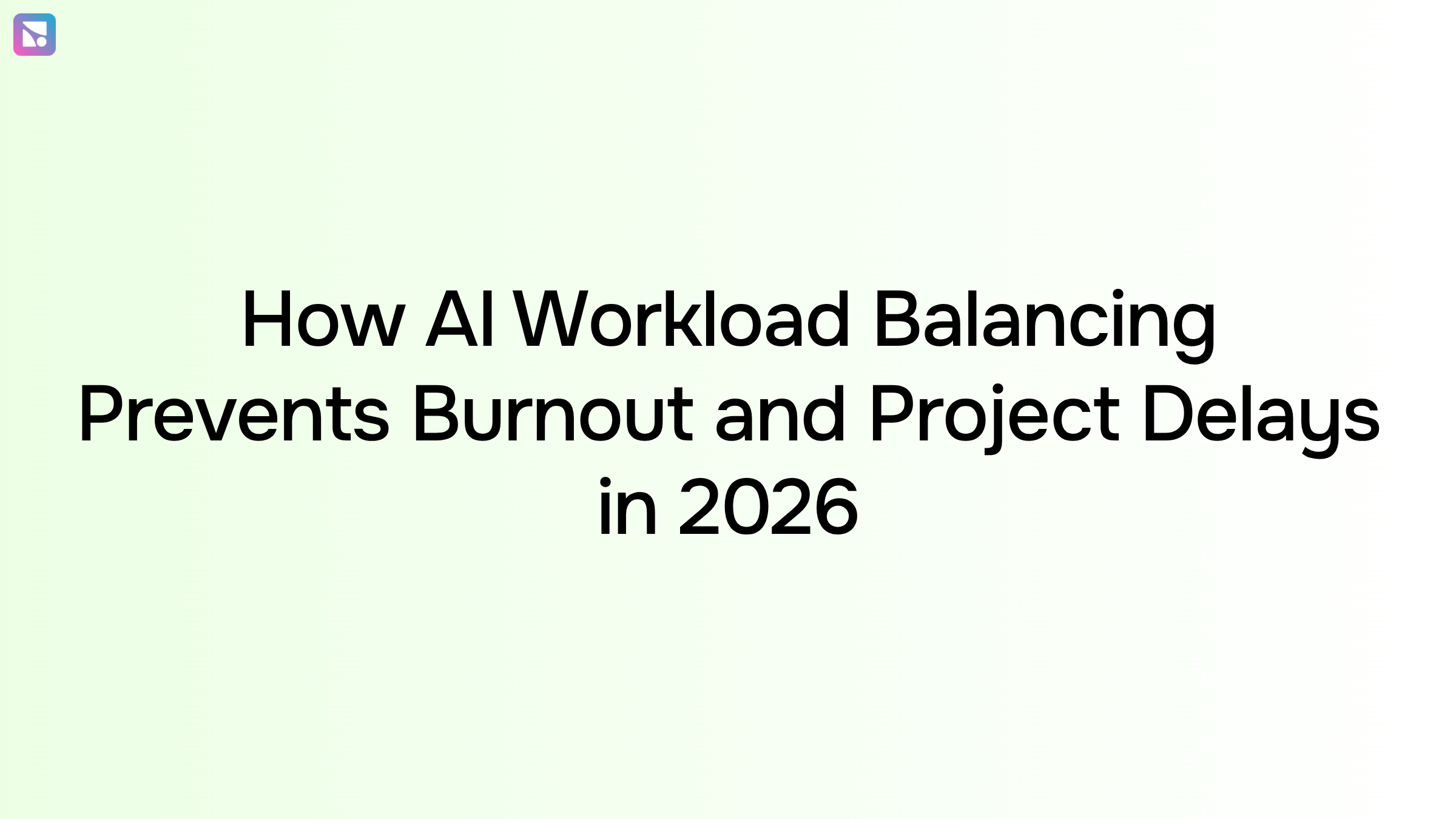 Abstract 3D visualization of AI workload balancing with interconnected nodes and data flow in professional blues and silvers