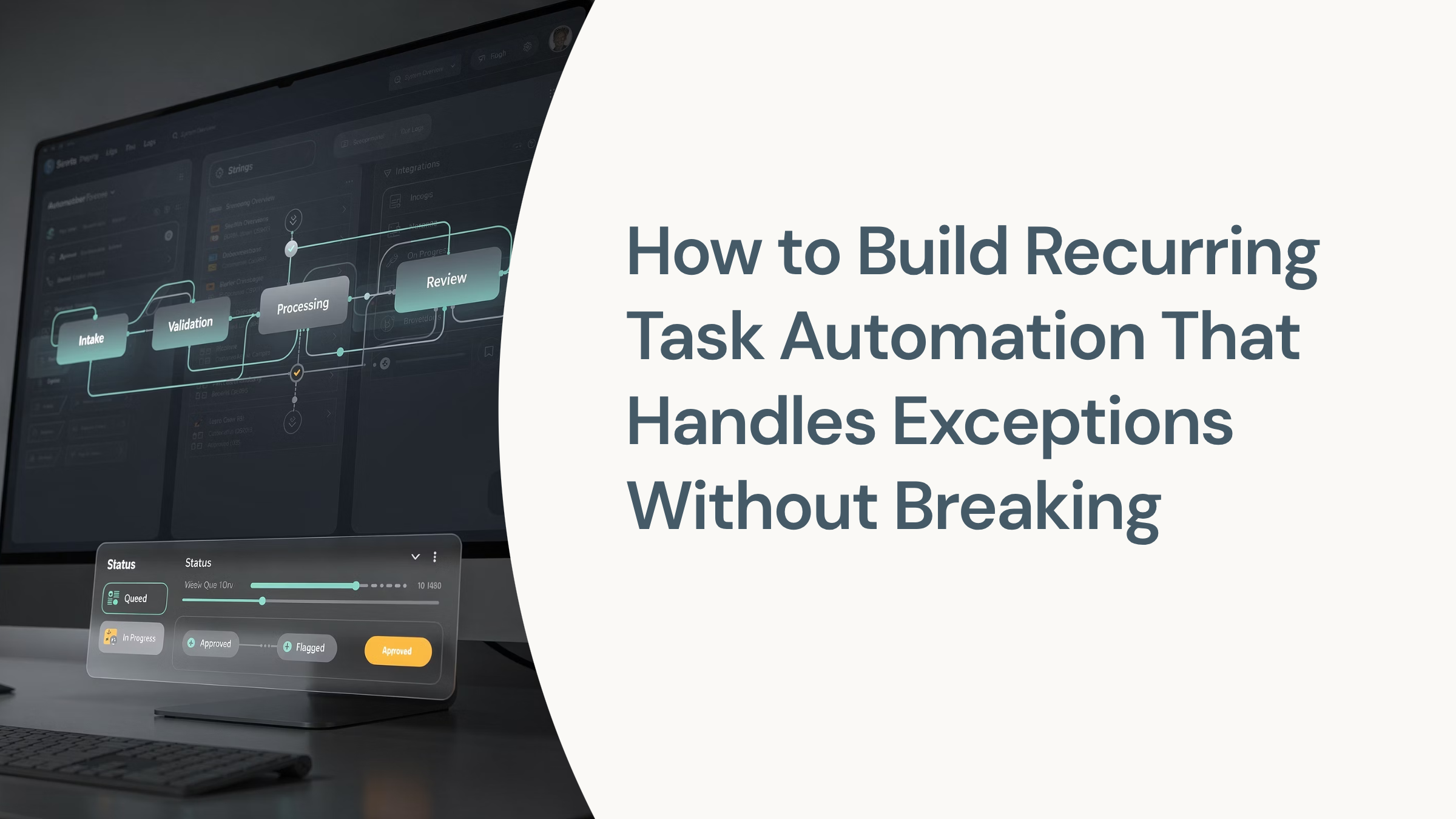 How to Build Recurring Task Automation That Handles Exceptions Without Breaking