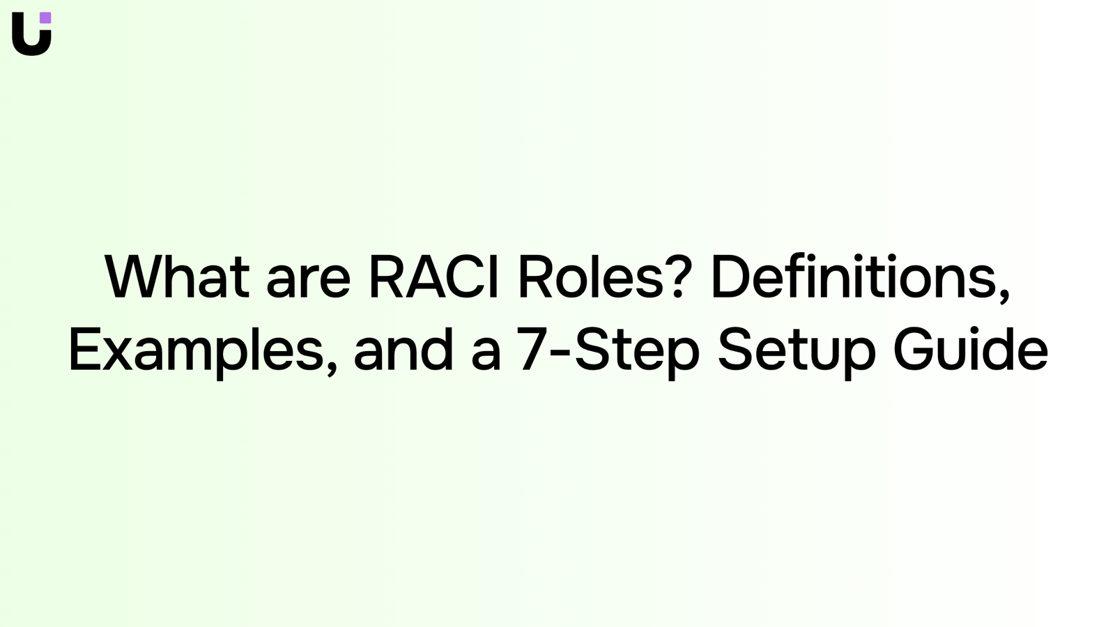 Abstract 3D organizational chart showing RACI role matrix with Responsible, Accountable, Consulted, and Informed quadrants in professional corporate setting