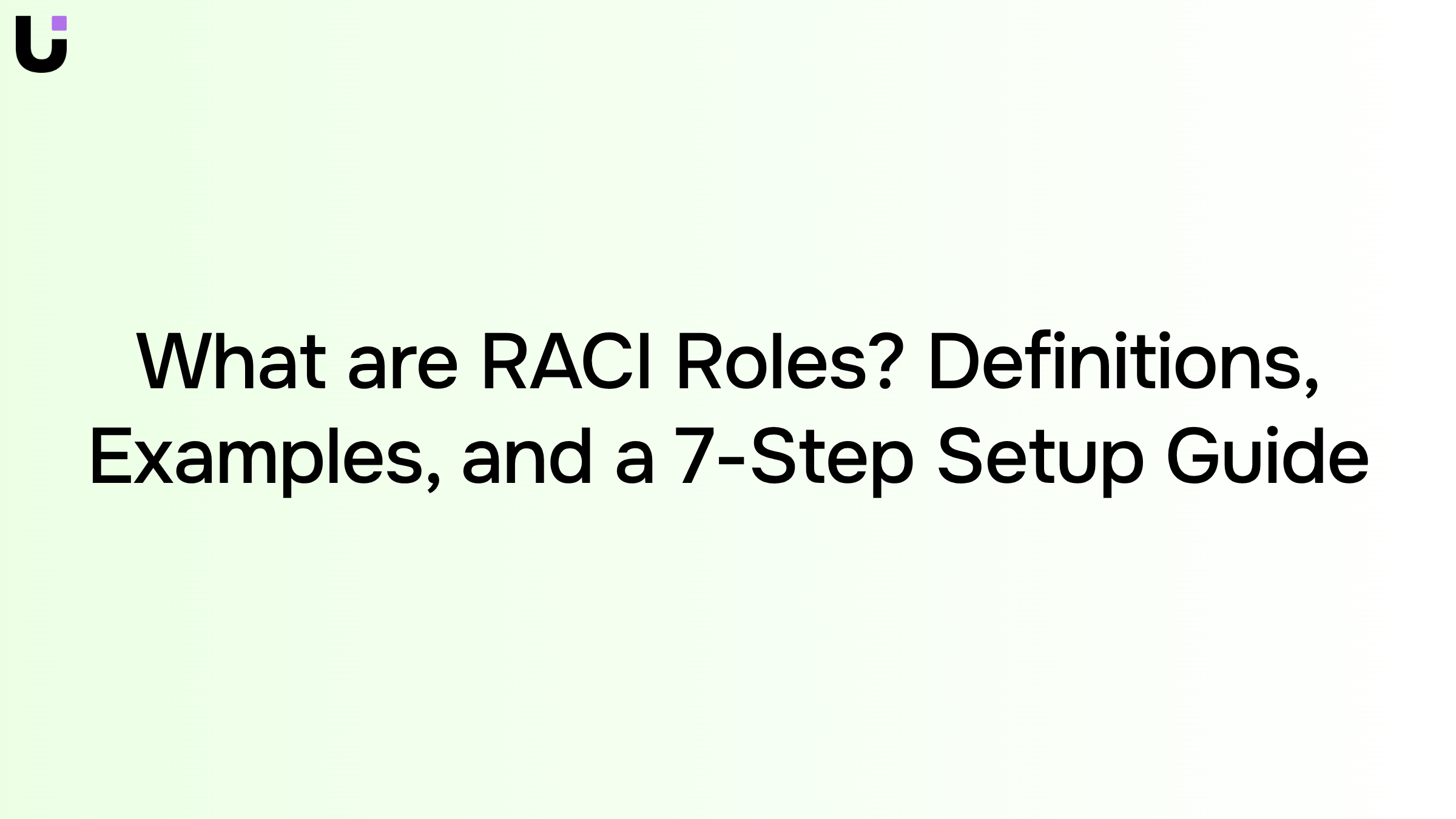 Abstract 3D organizational chart showing RACI role matrix with Responsible, Accountable, Consulted, and Informed quadrants in professional corporate setting