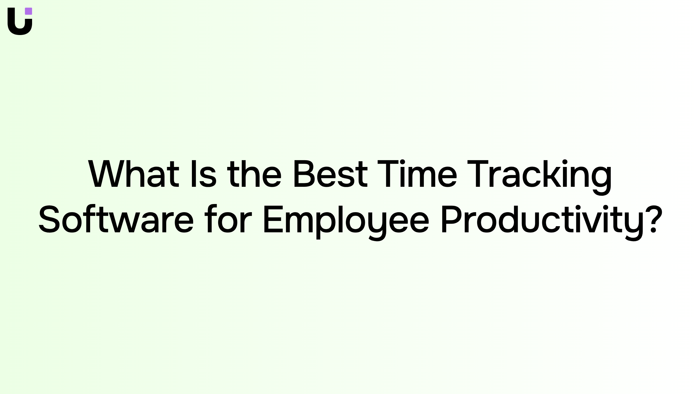 Professional desk setup with laptop showing time tracking dashboard and productivity metrics for employee management software