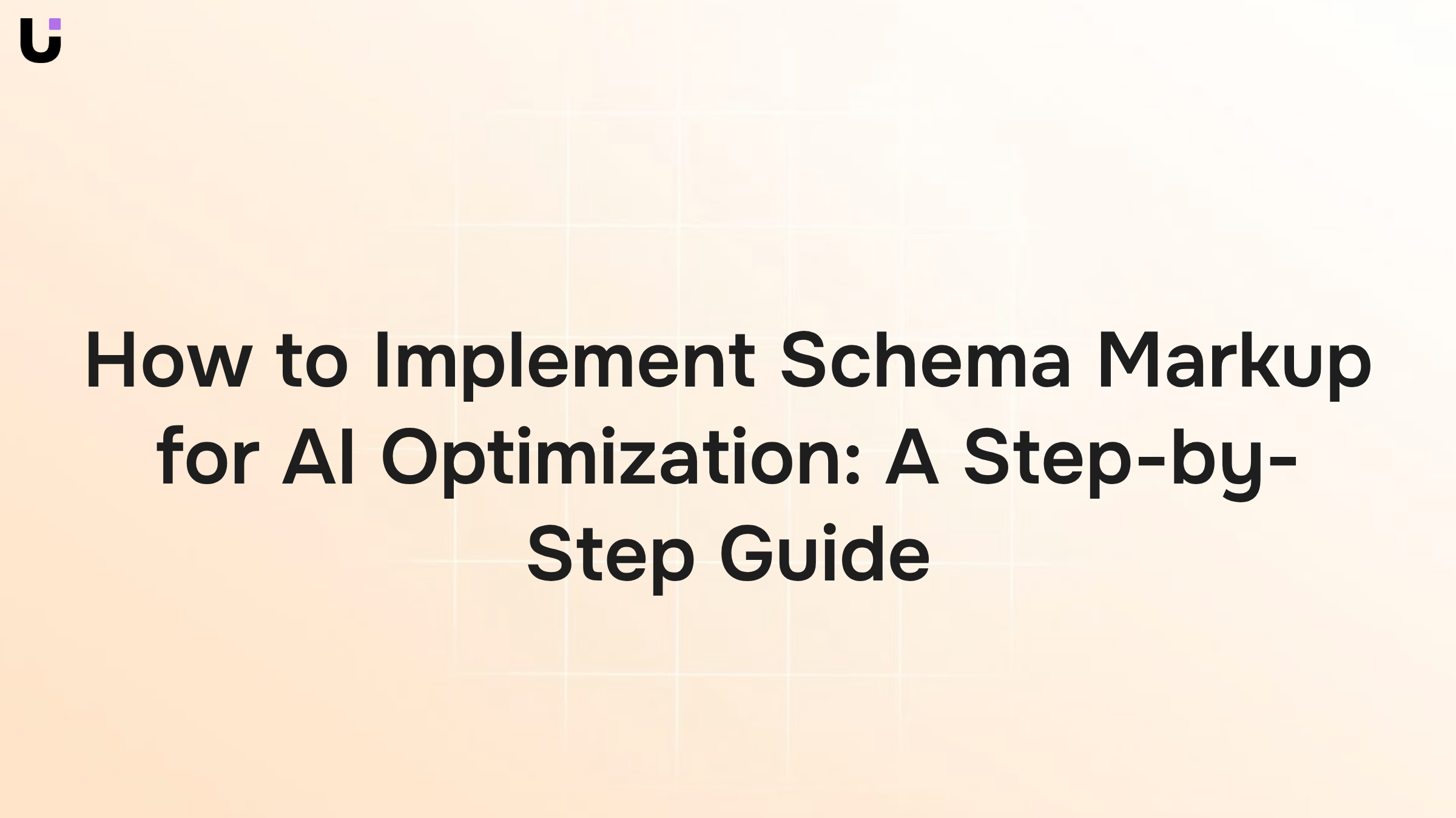 Abstract 3D visualization of schema markup and AI data optimization with interconnected nodes and hierarchical data structures