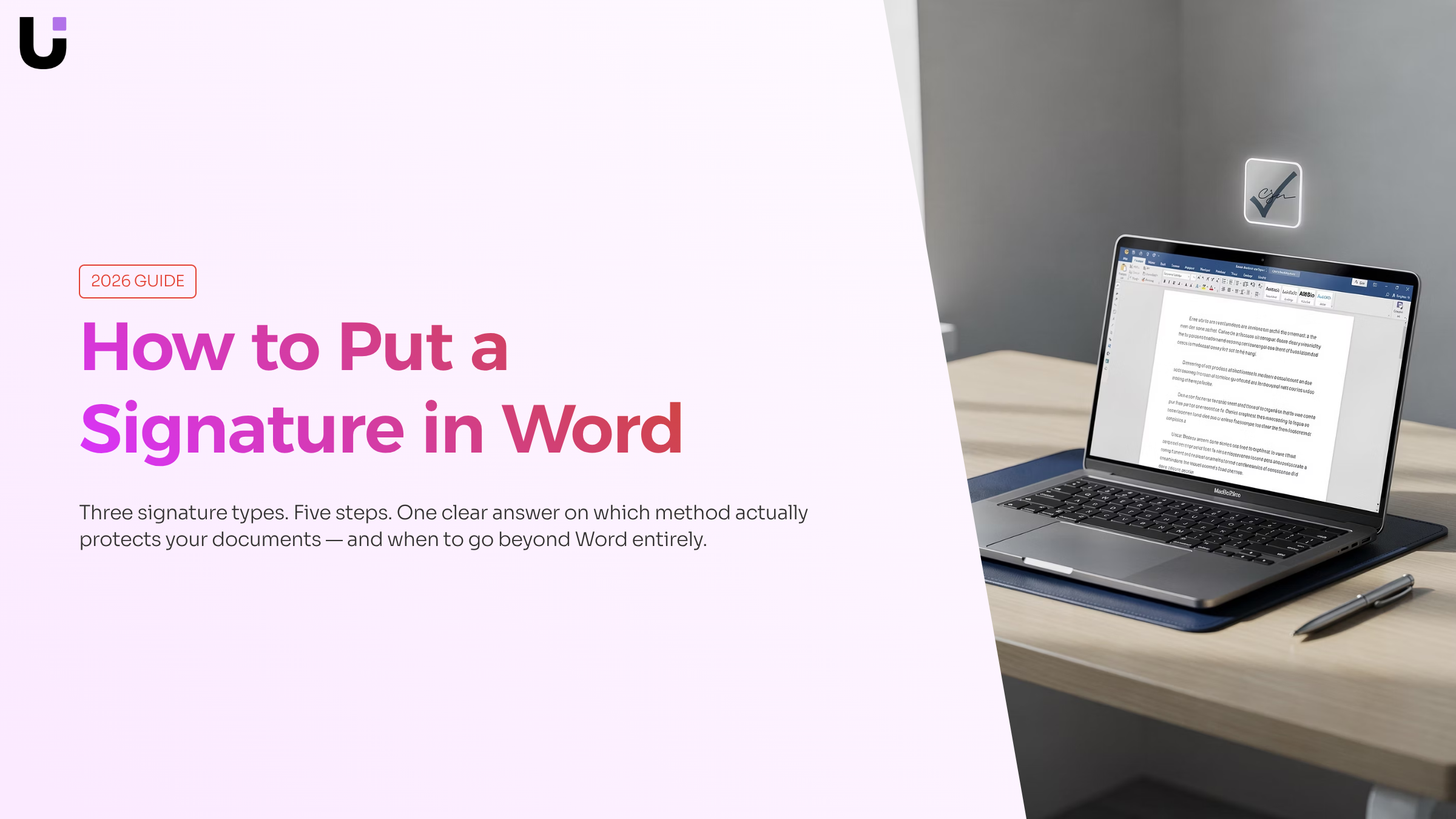 Professional digital workspace with stylus pen positioned over document signature line on modern desk
