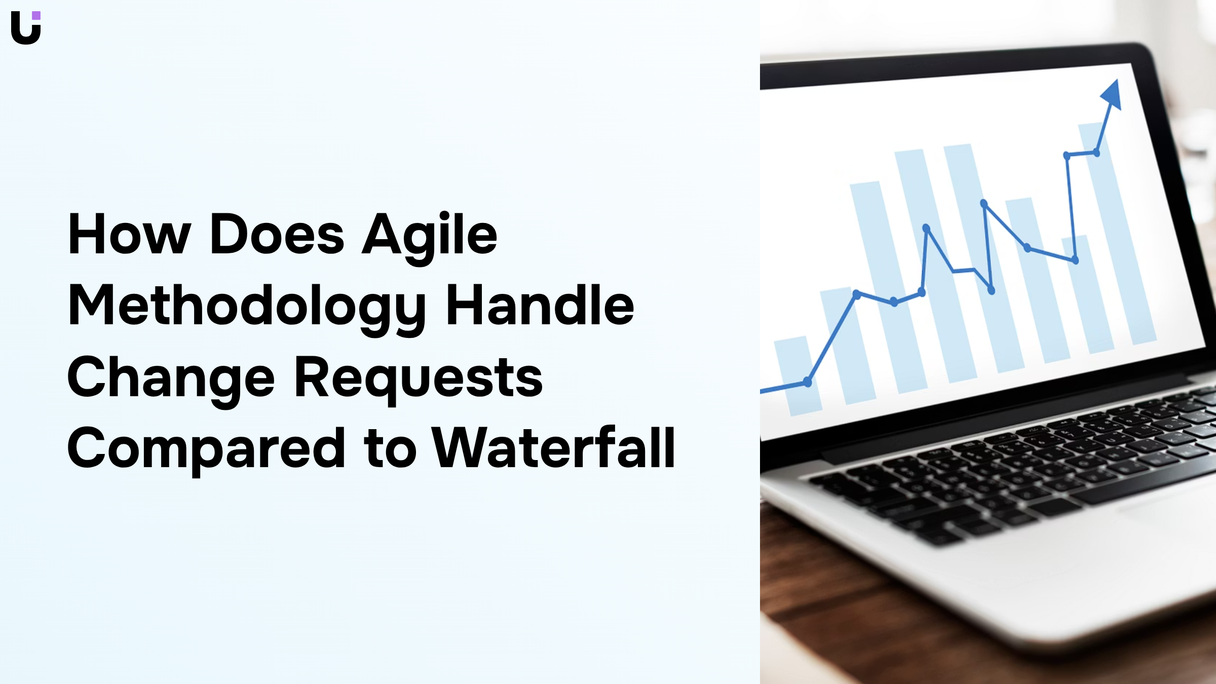 Agile vs waterfall comparison: flexible modular blocks versus rigid sequential stack in professional 3D render