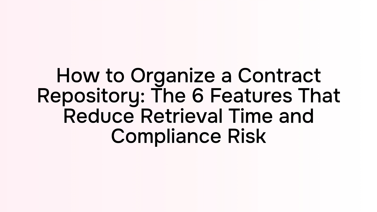 Modern digital contract repository interface with organized file folders and blue accent highlights, representing efficient contract management systems.