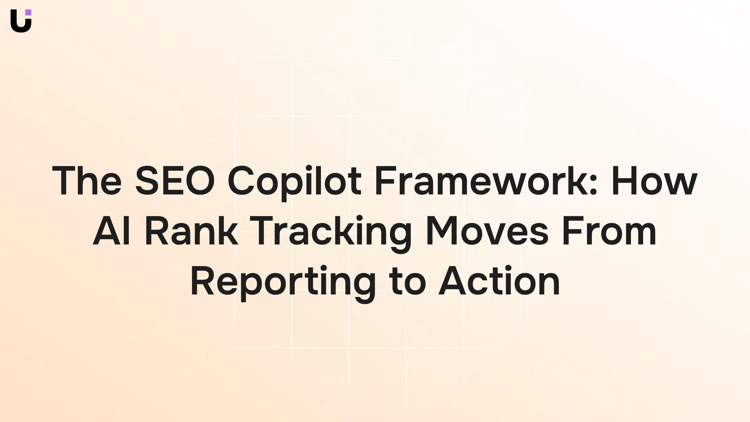 AI-powered rank tracking dashboard with upward trending metrics and intelligent automation visualization
