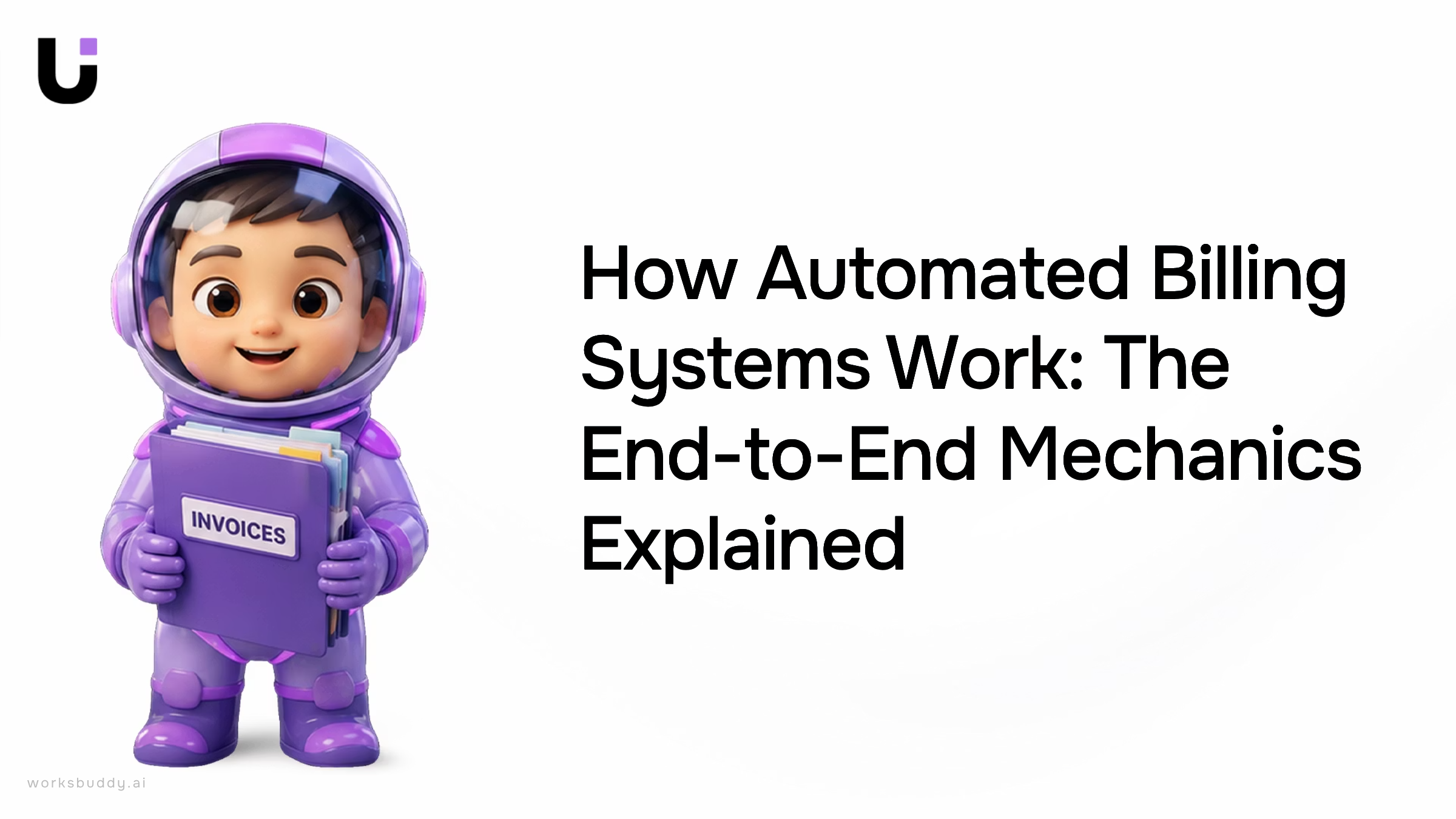 Digital billing system automation workflow with interconnected data nodes and payment processing visualization