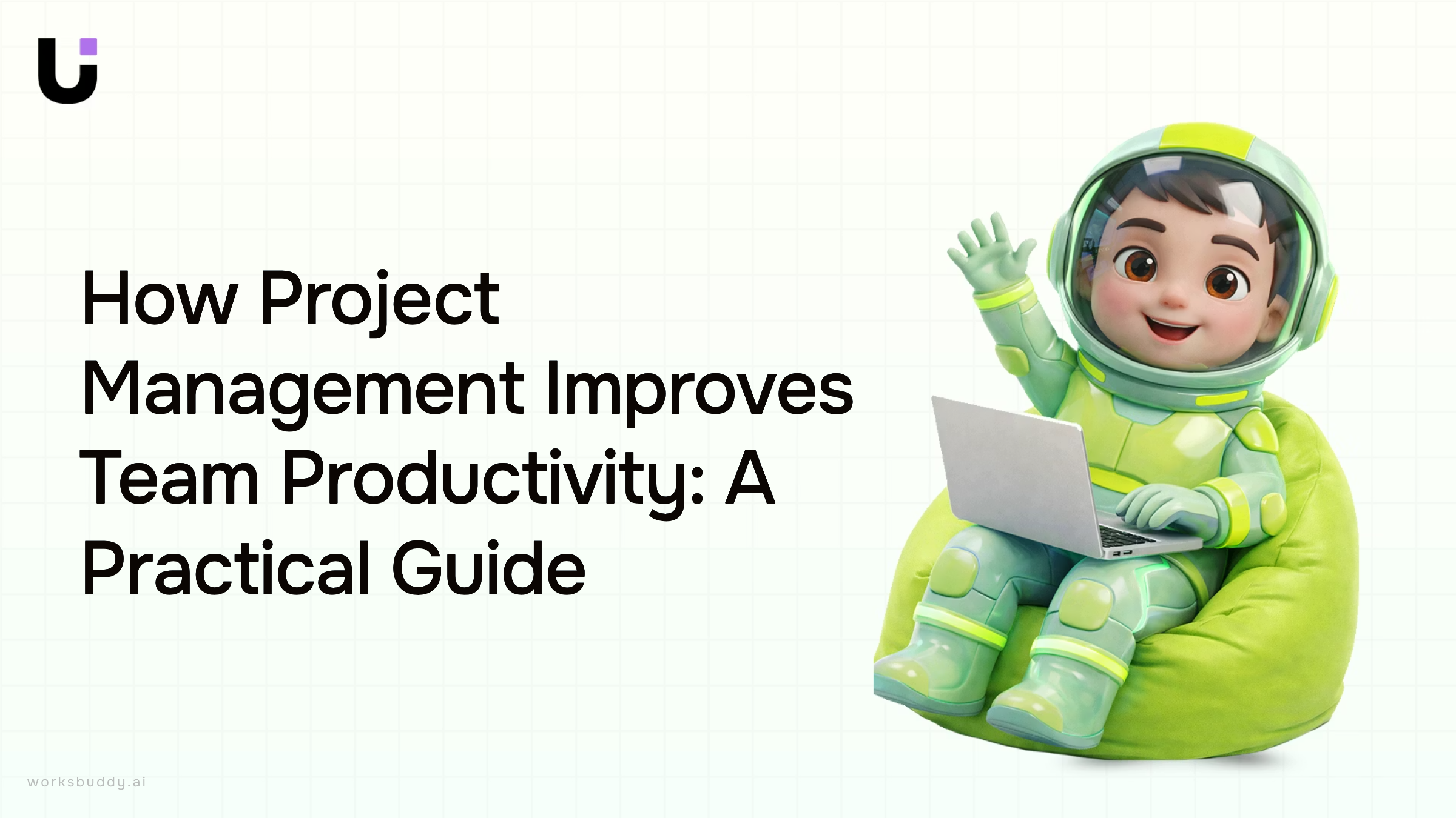 Modern workspace with tablet showing project management charts and organized productivity tools on clean desk
