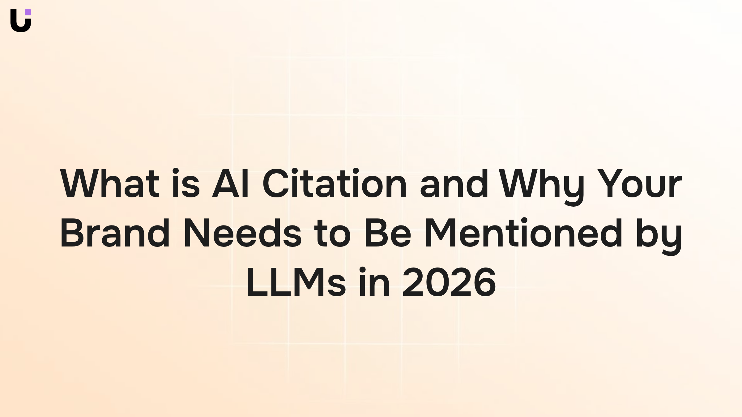 Abstract 3D digital network with glowing citation nodes representing AI brand mentions and LLM integration