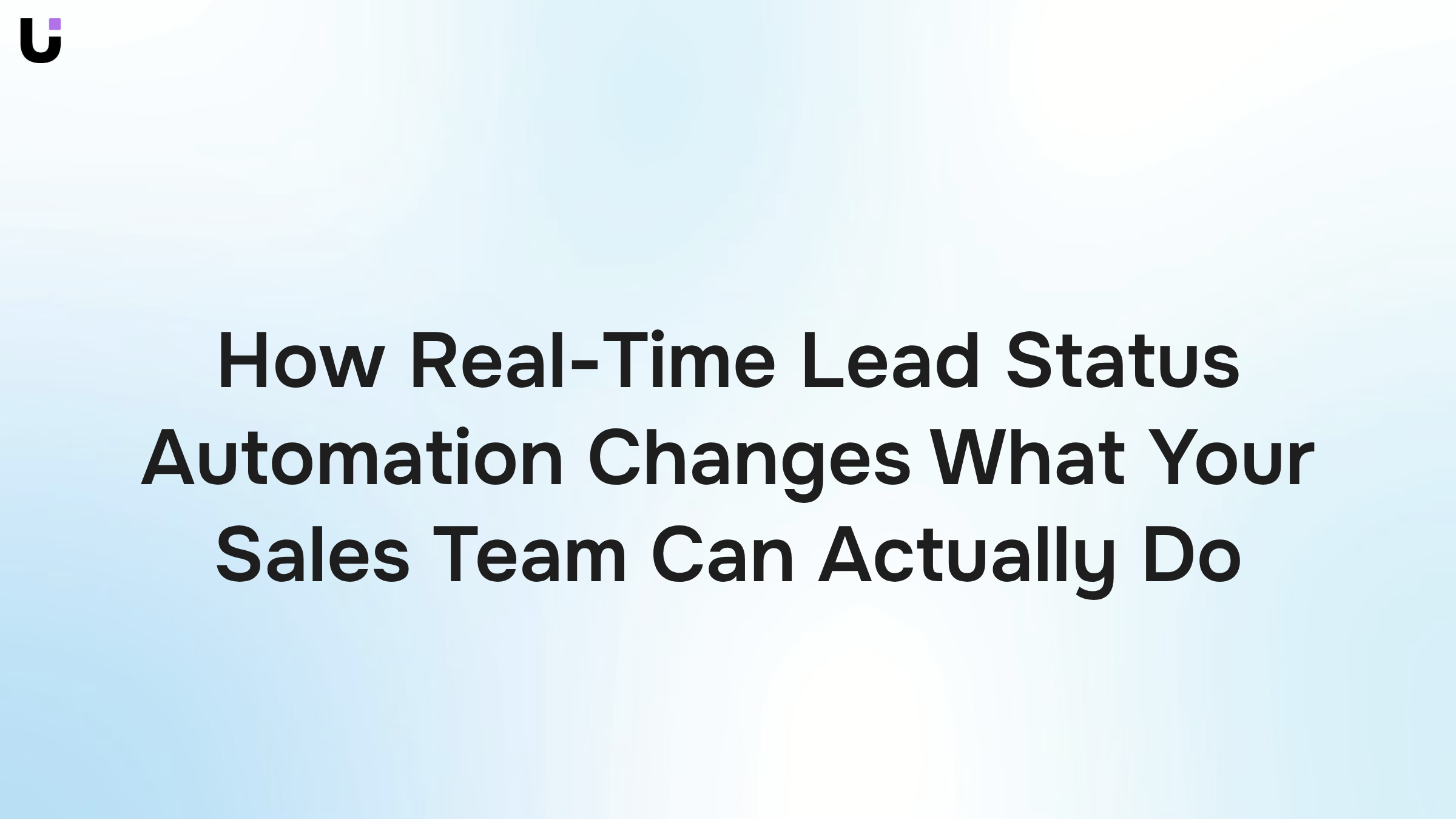 Modern 3D dashboard visualization of real-time lead status automation with blue and silver data nodes representing sales pipeline progression
