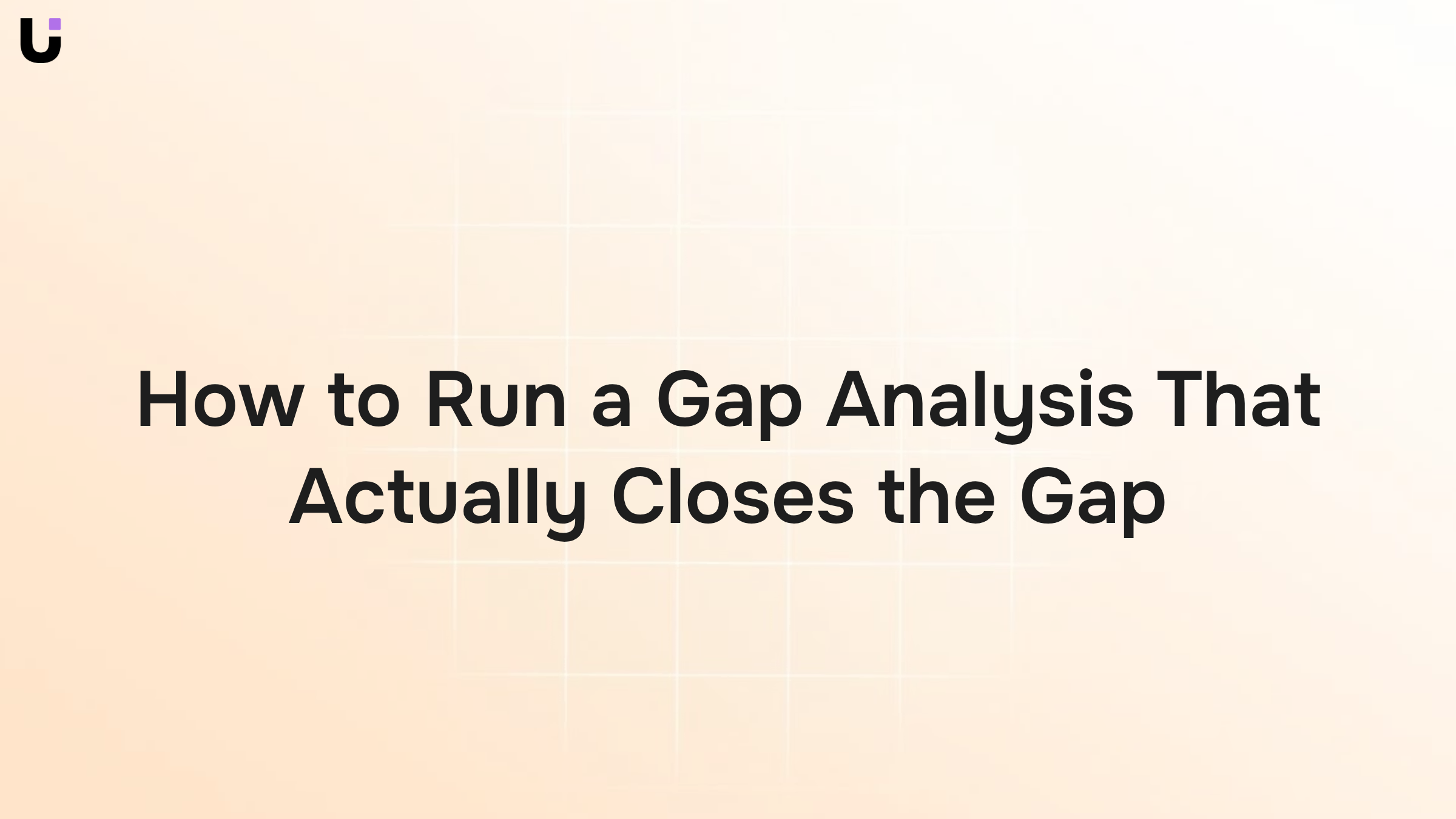 Professional corporate workspace with analytical dashboard and strategic planning tools representing gap analysis methodology