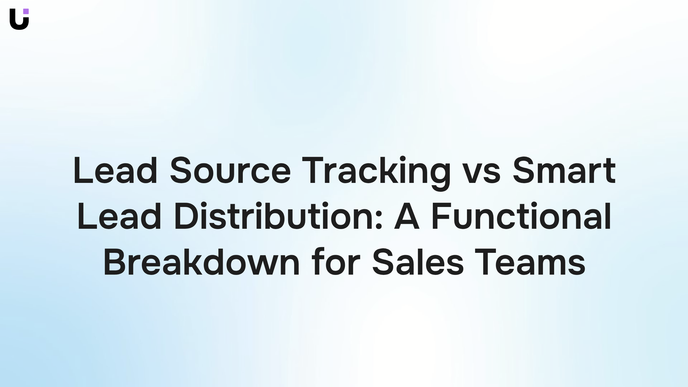 Split-screen dashboard comparing lead source tracking funnel and smart lead distribution network in professional 3D render