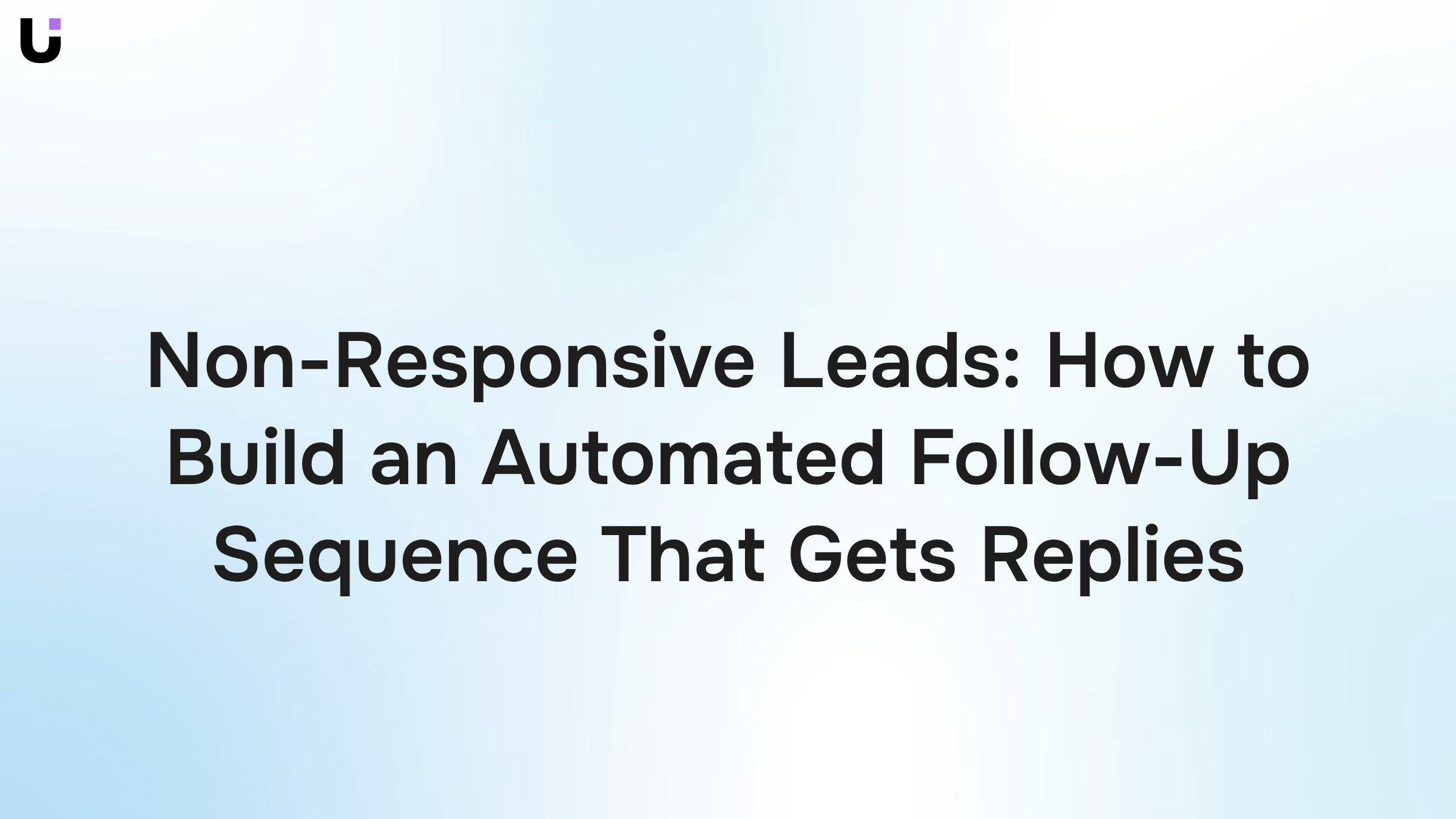 Modern email automation dashboard on computer monitor representing automated follow-up sequences for non-responsive leads