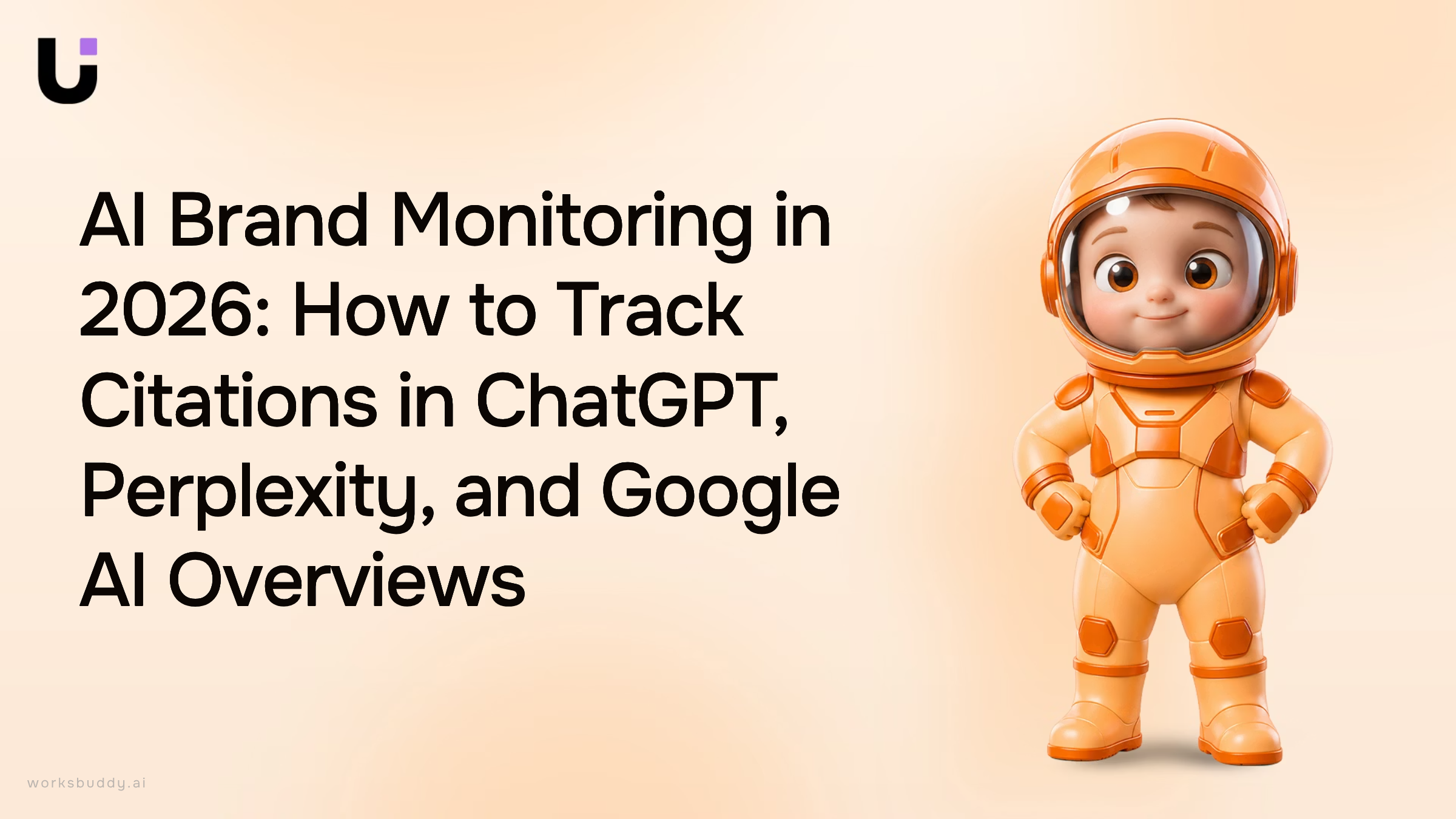 Digital monitoring dashboard showing AI brand mention tracking across ChatGPT, Perplexity, and Google AI networks
