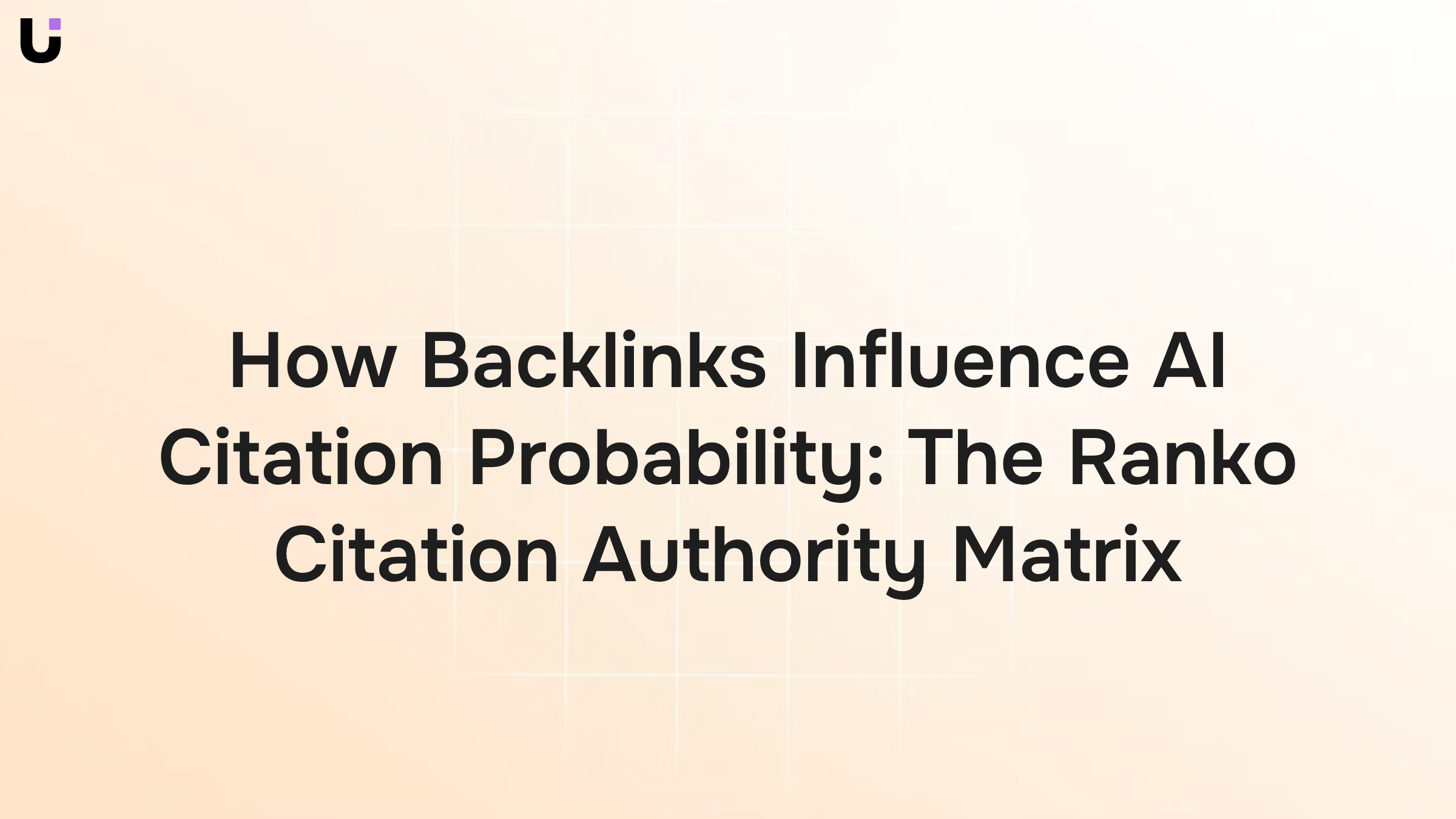 Abstract network visualization showing interconnected nodes and glowing pathways representing backlink authority and AI citations