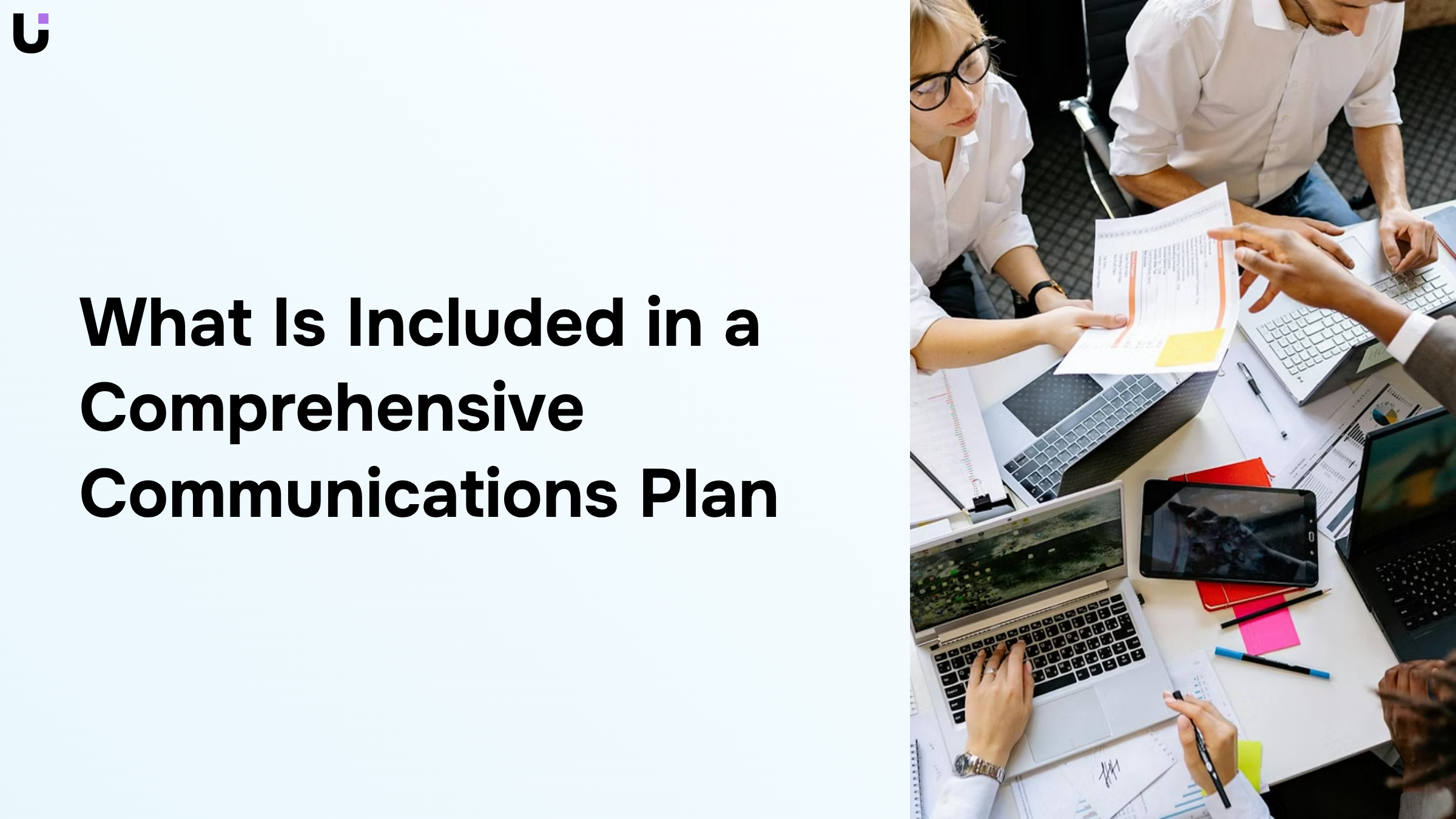 Abstract 3D visualization of integrated communications plan with connected channels and strategic elements