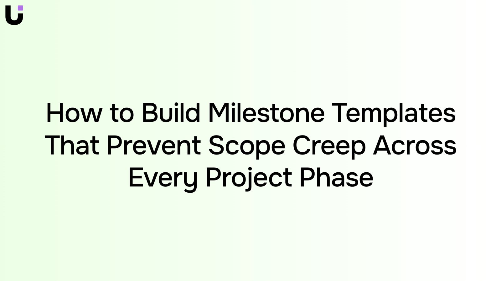 Professional 3D milestone template visualization with layered project phases and structured timeline blocks