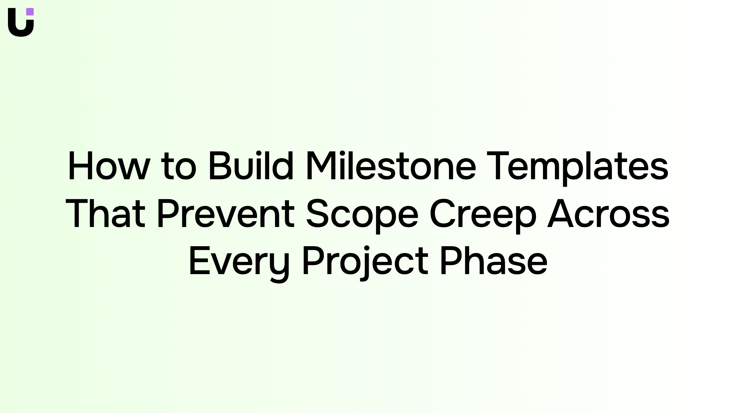 Professional 3D milestone template visualization with layered project phases and structured timeline blocks