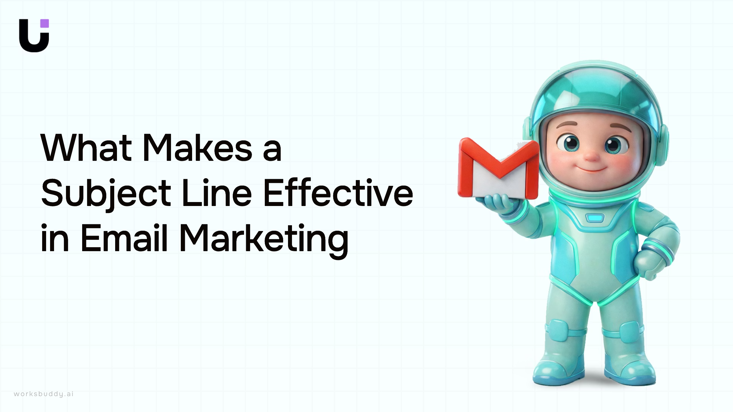 Modern 3D envelope with glowing email notification representing effective email subject lines for marketing