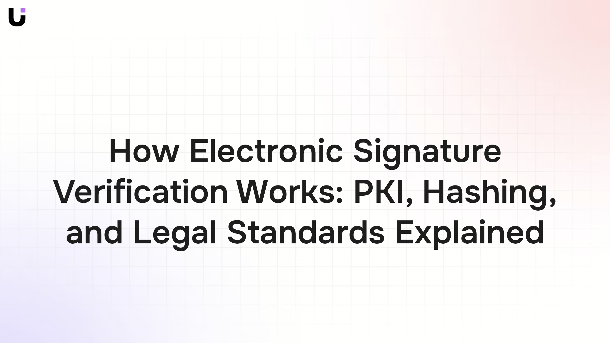 Abstract digital security visualization with glowing lock, encryption nodes, and data streams representing electronic signature verification technology