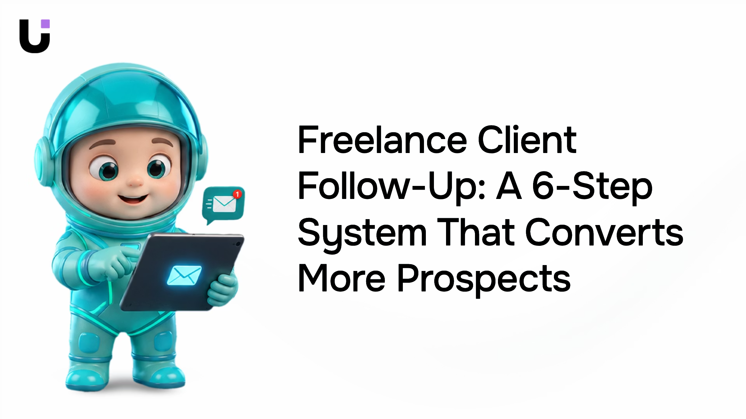 Professional freelancer workspace with organized client follow-up system and workflow dashboard
