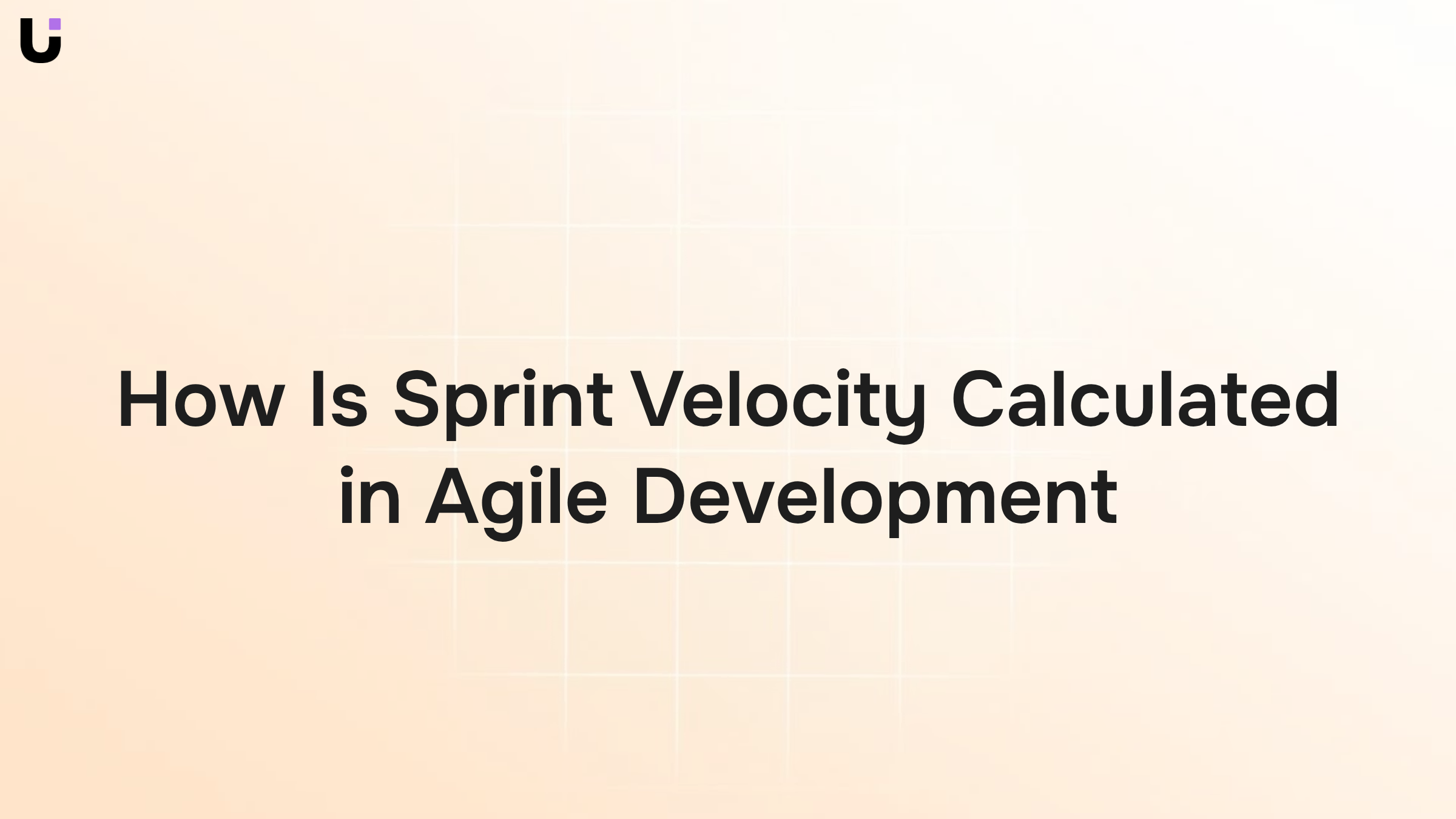 3D velocity gauge with upward-trending needle and geometric data elements representing sprint velocity measurement in agile development