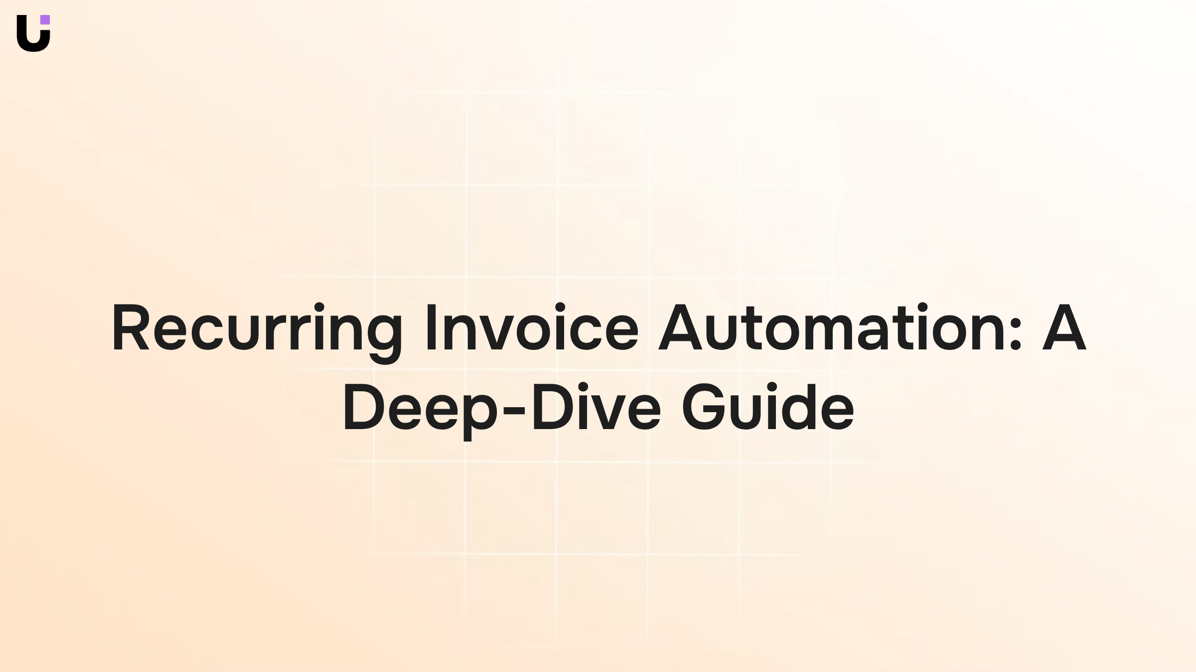 Modern 3D visualization of automated recurring invoice workflow with interconnected digital processes and flowing data cycles