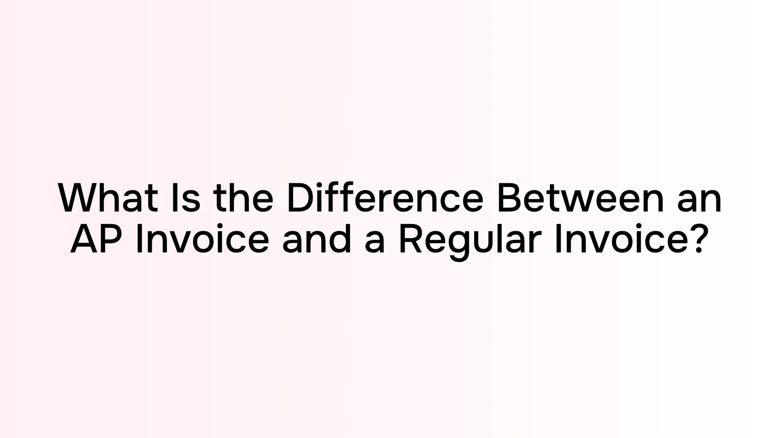 Professional comparison of AP invoice and regular invoice documents on organized corporate workspace