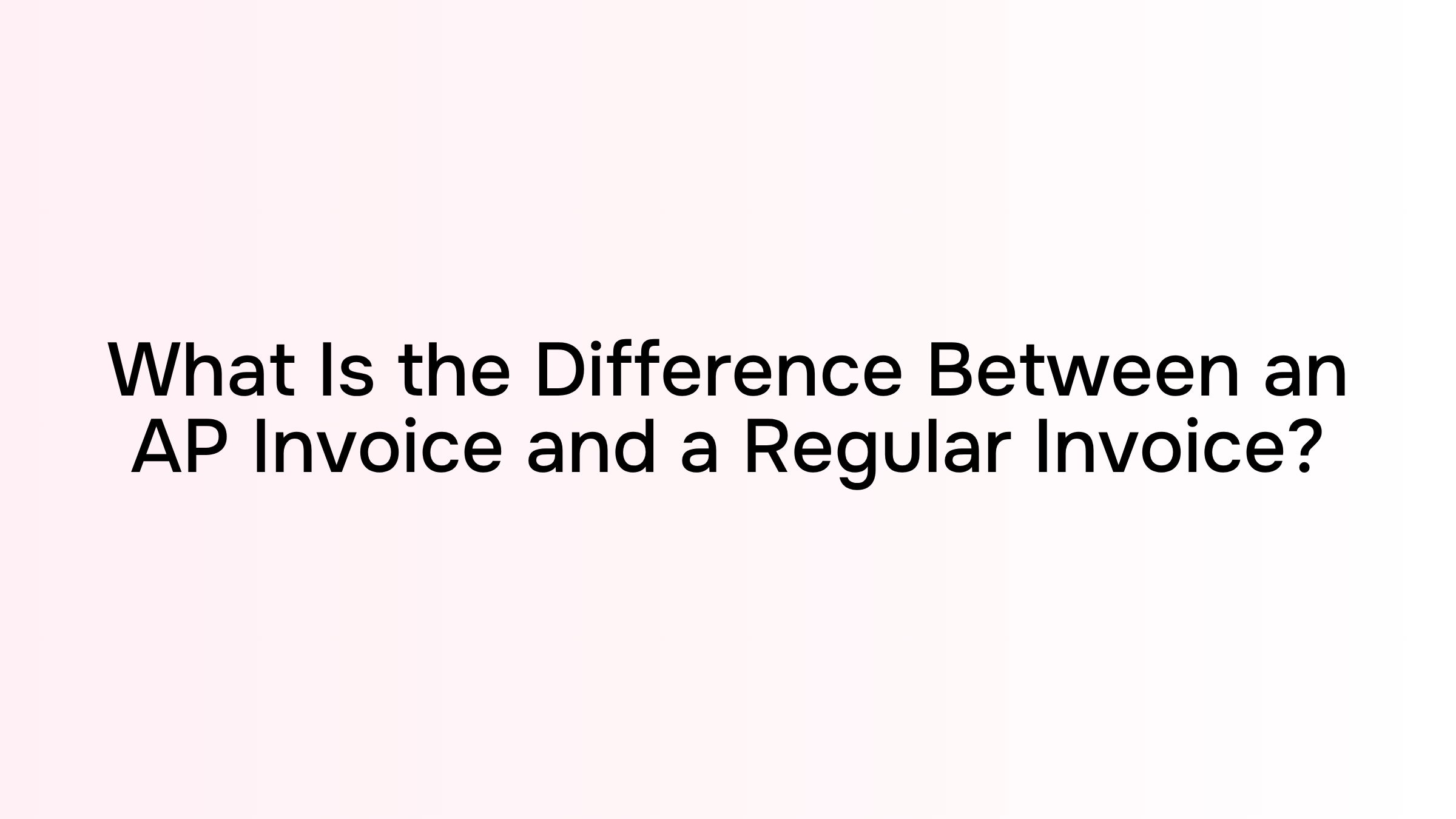 Professional comparison of AP invoice and regular invoice documents on organized corporate workspace