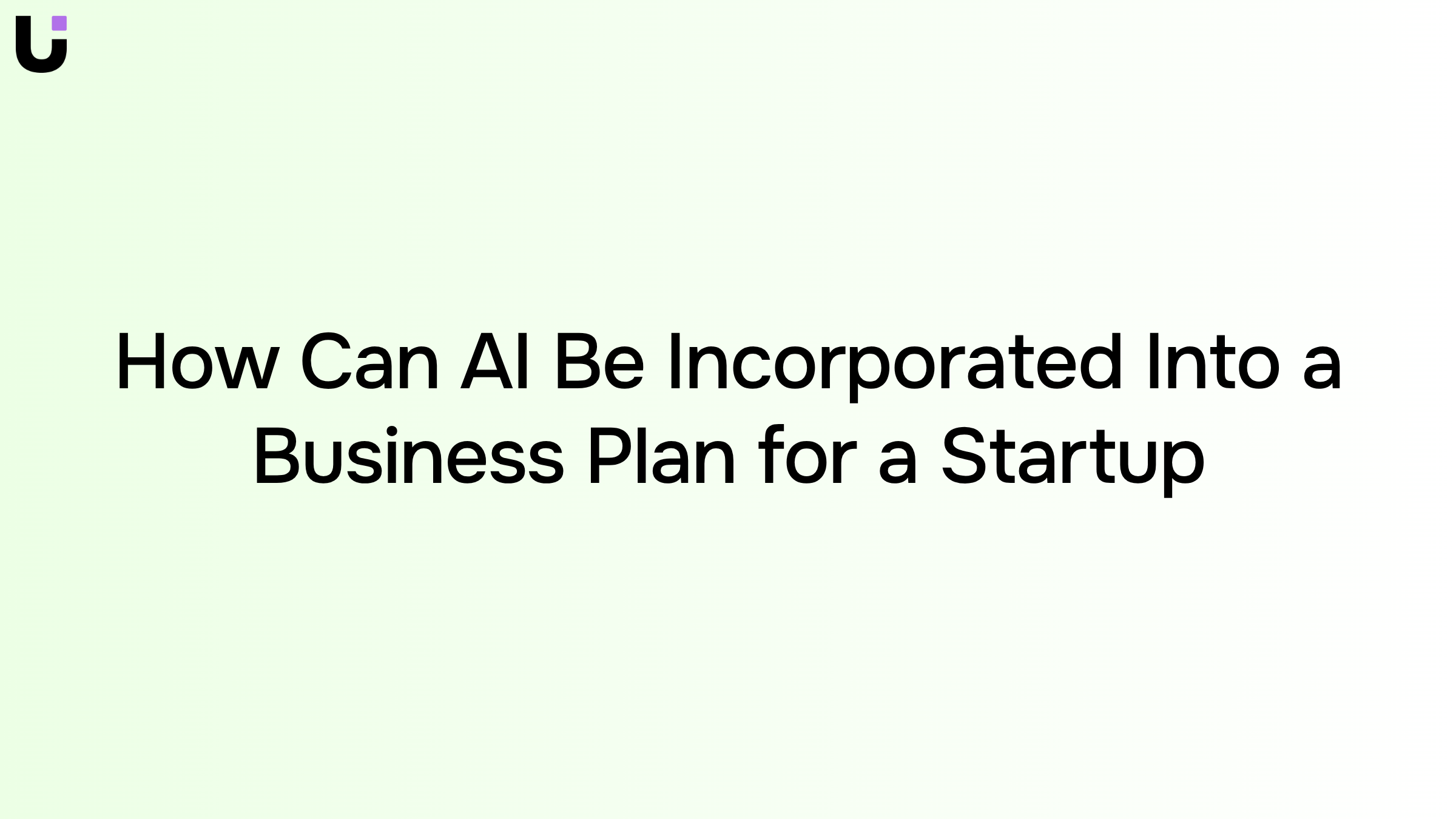 Modern 3D workspace with holographic AI interface and growth analytics representing startup business planning strategy