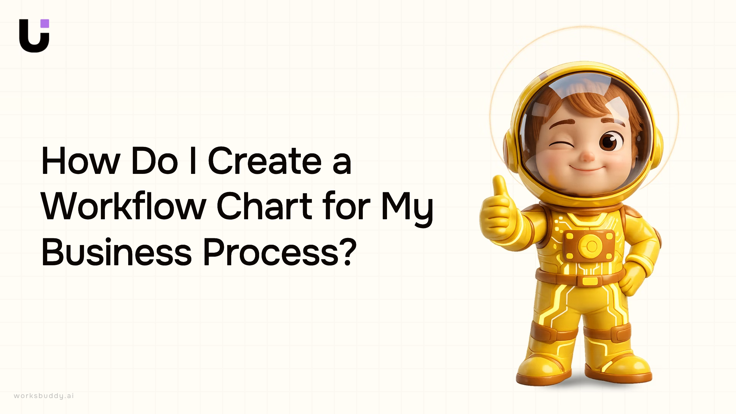 Modern 3D workflow diagram with interconnected nodes on minimalist workspace representing business process optimization