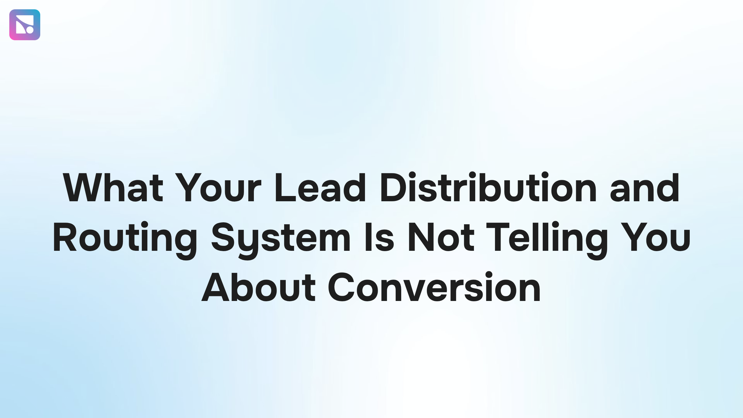 Lead routing dashboard with data visualization showing conversion analytics and distribution pathways in modern office