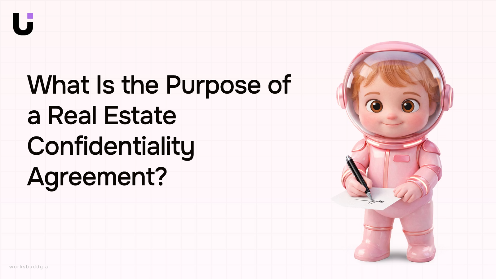 Professional confidentiality agreement on desk with pen and envelope, symbolizing real estate contract security