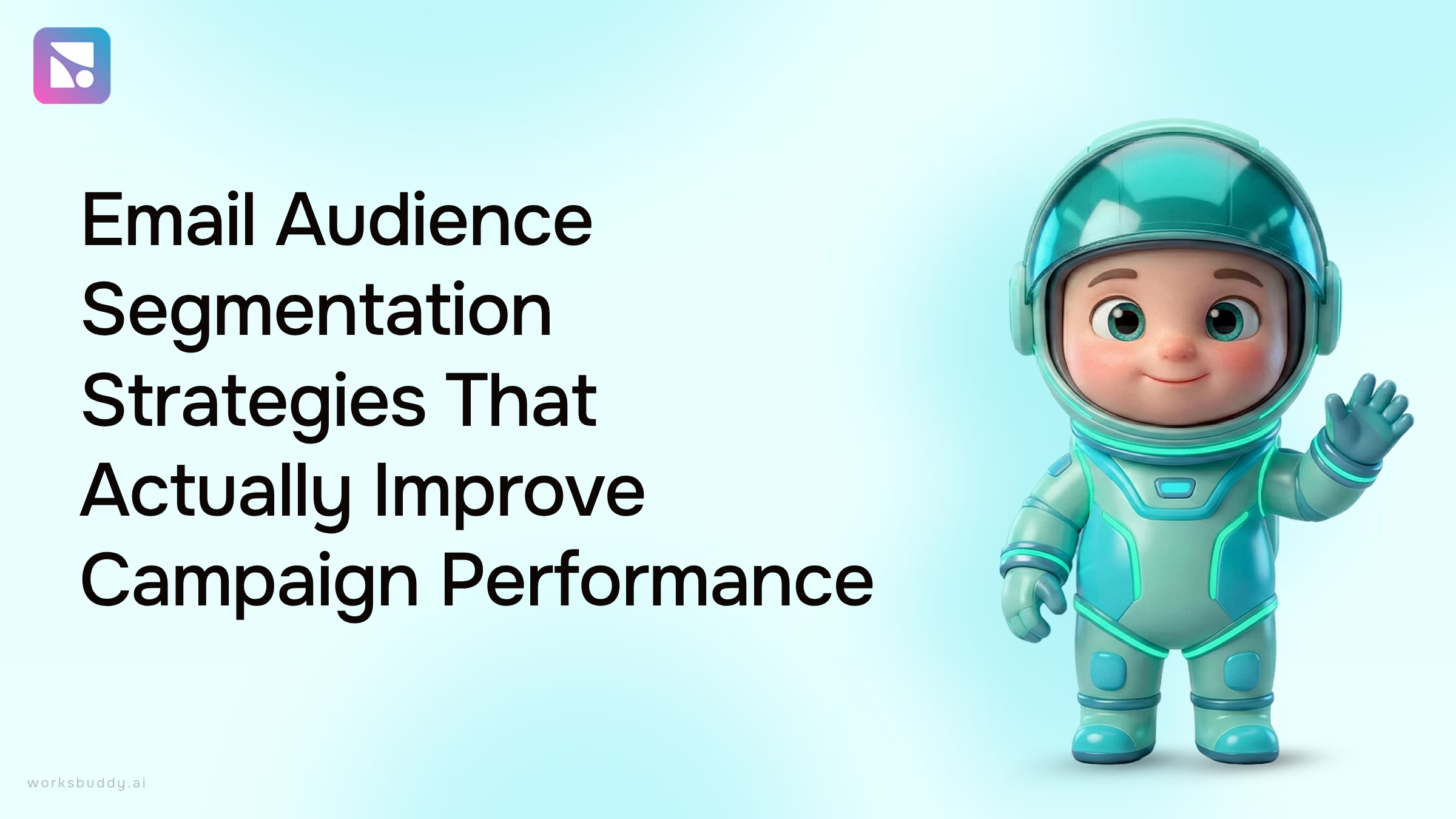 Digital screens showing segmented email audience data and performance metrics in organized blue and silver visualization