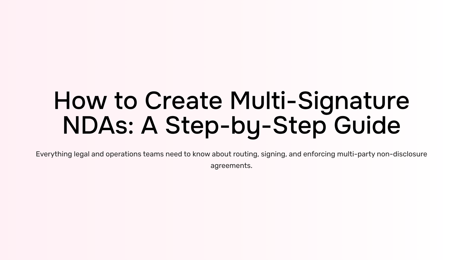 Professional digital workspace showing multi-signature NDA process on tablets and documents in modern office setting