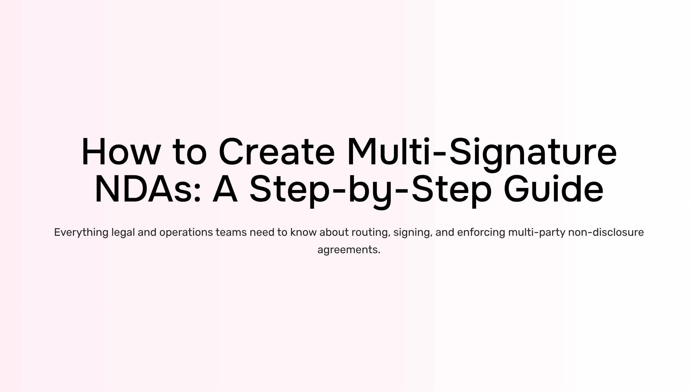 Professional digital workspace showing multi-signature NDA process on tablets and documents in modern office setting