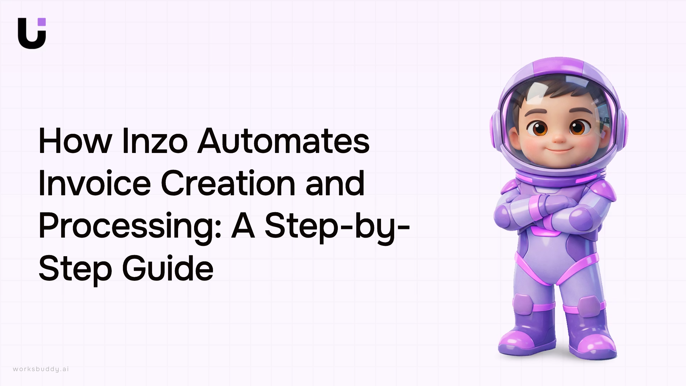 Digital invoice automation workflow with interconnected processing nodes and data streams in professional 3D render